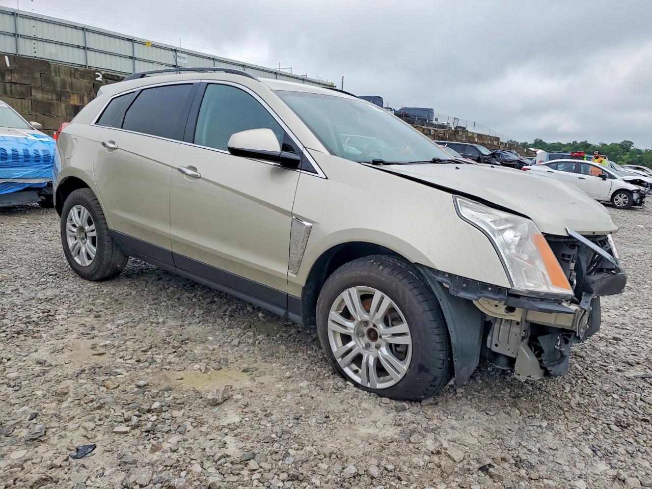 2013 Cadillac Srx Beige vin: 3GYFNAE39DS536121