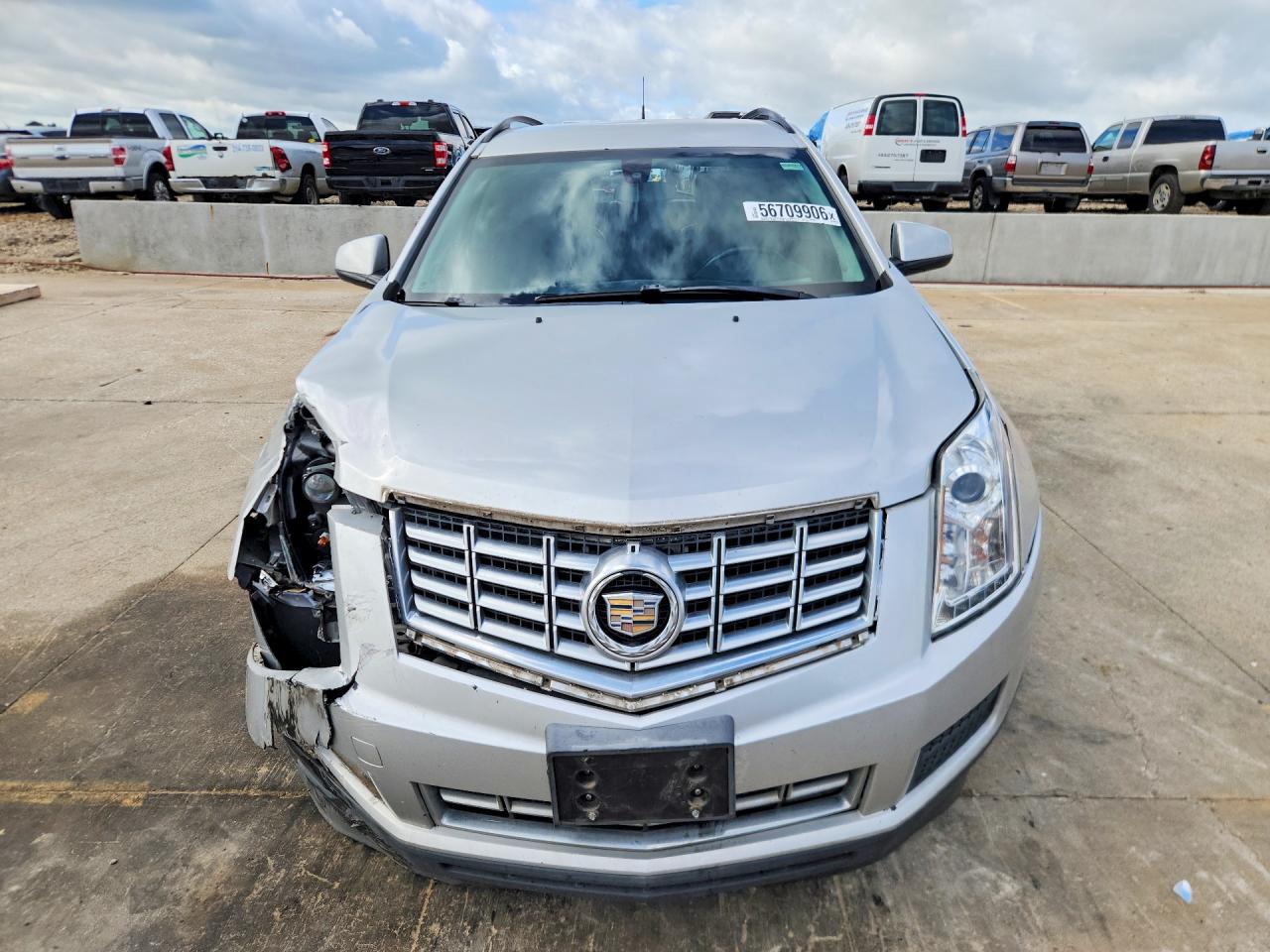 2013 Cadillac Srx Silver vin: 3GYFNAE39DS607477