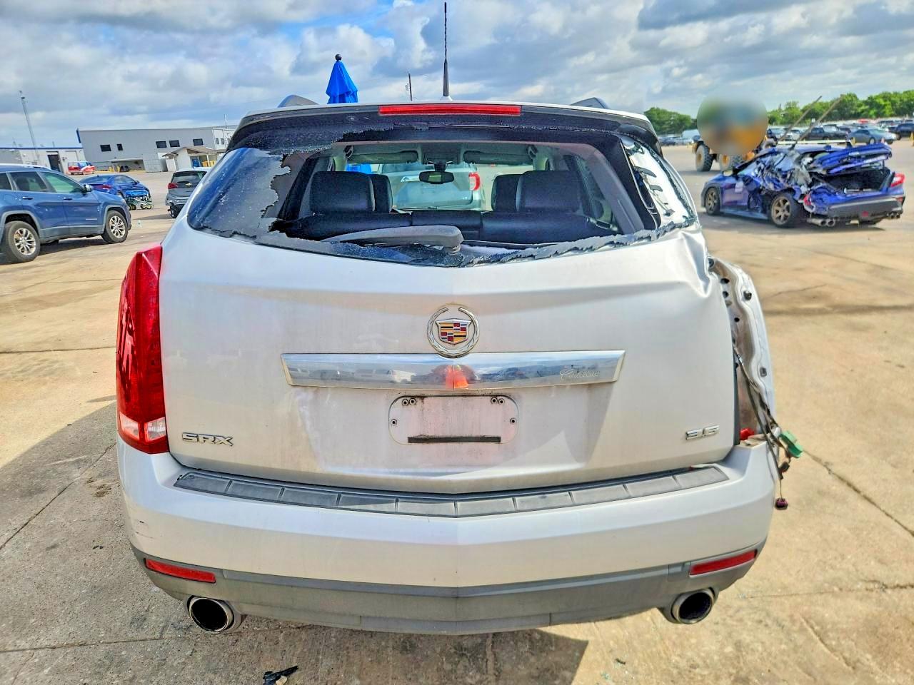 2013 Cadillac Srx Silver vin: 3GYFNAE39DS607477