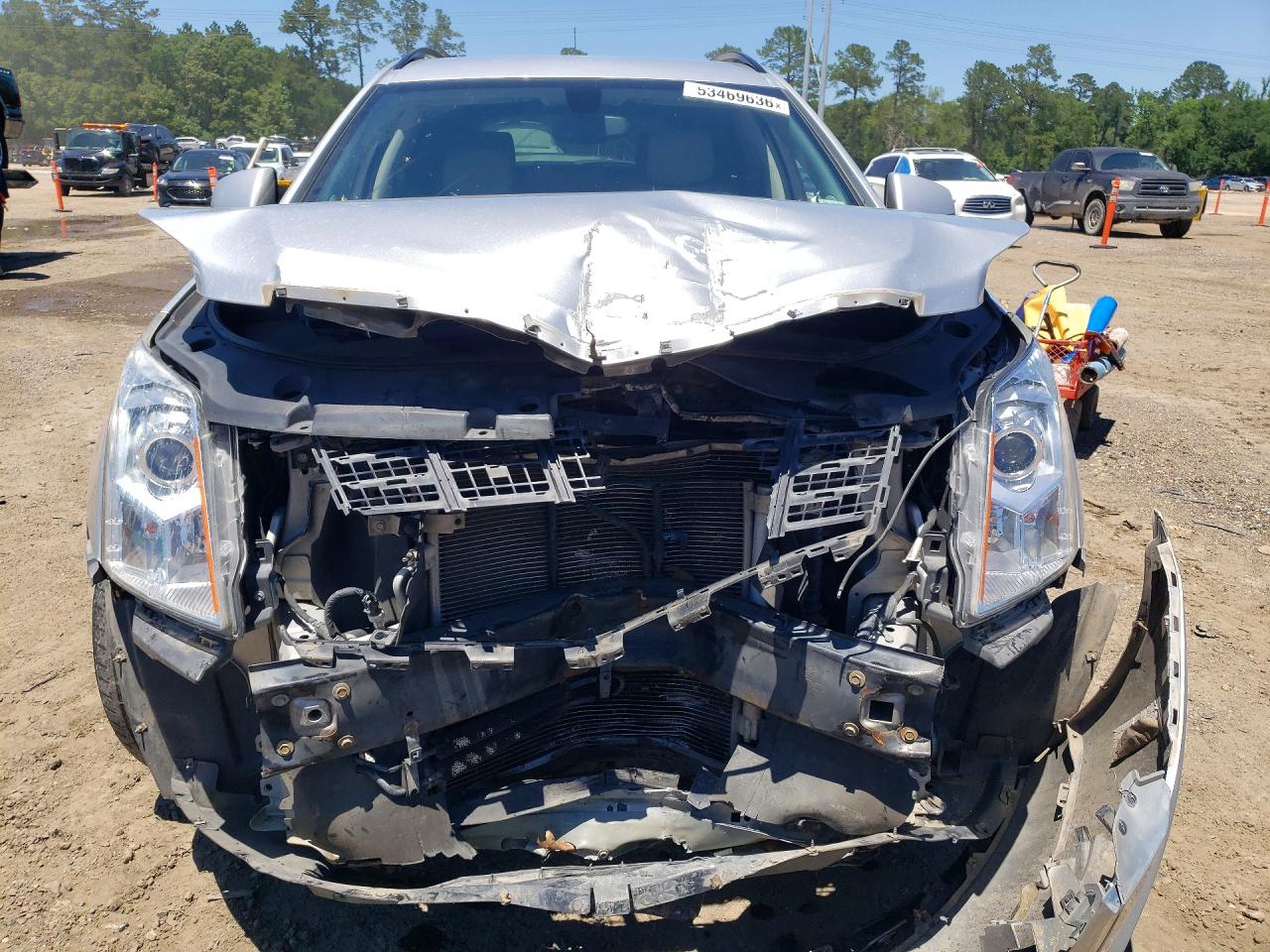 2014 Cadillac Srx Silver vin: 3GYFNAE39ES556290