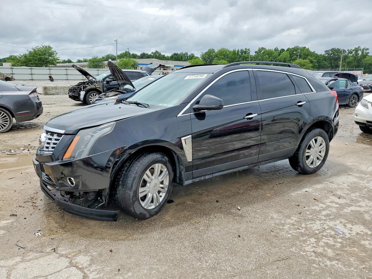 2014 Cadillac Srx Black vin: 3GYFNAE39ES684805