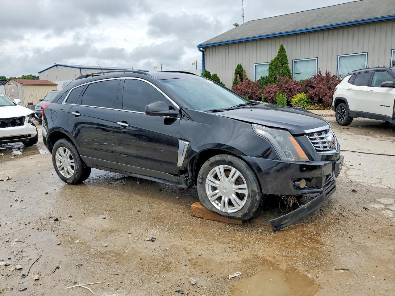 2014 Cadillac Srx Black vin: 3GYFNAE39ES684805