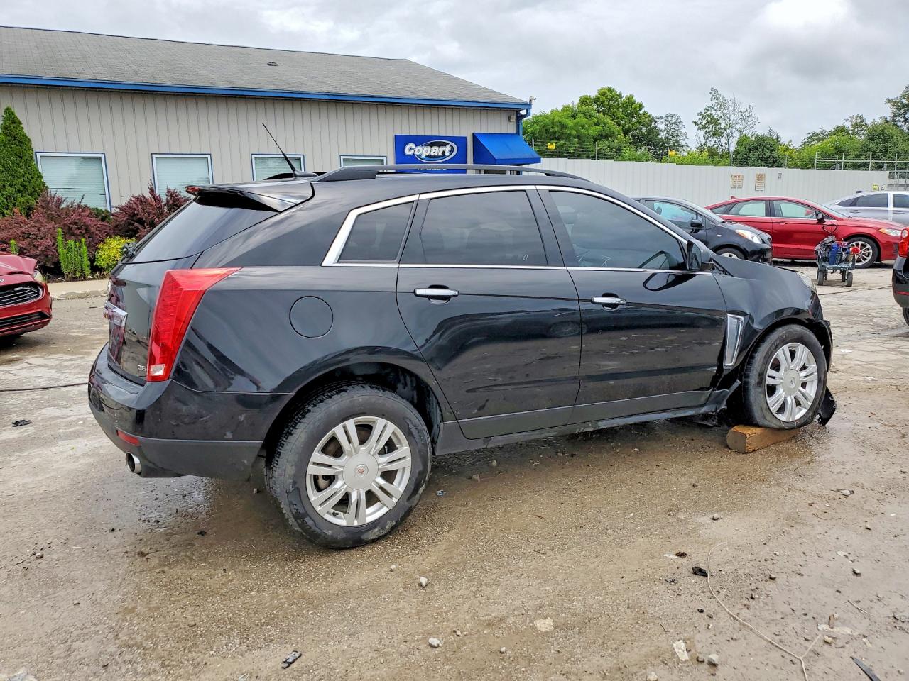 2014 Cadillac Srx Black vin: 3GYFNAE39ES684805
