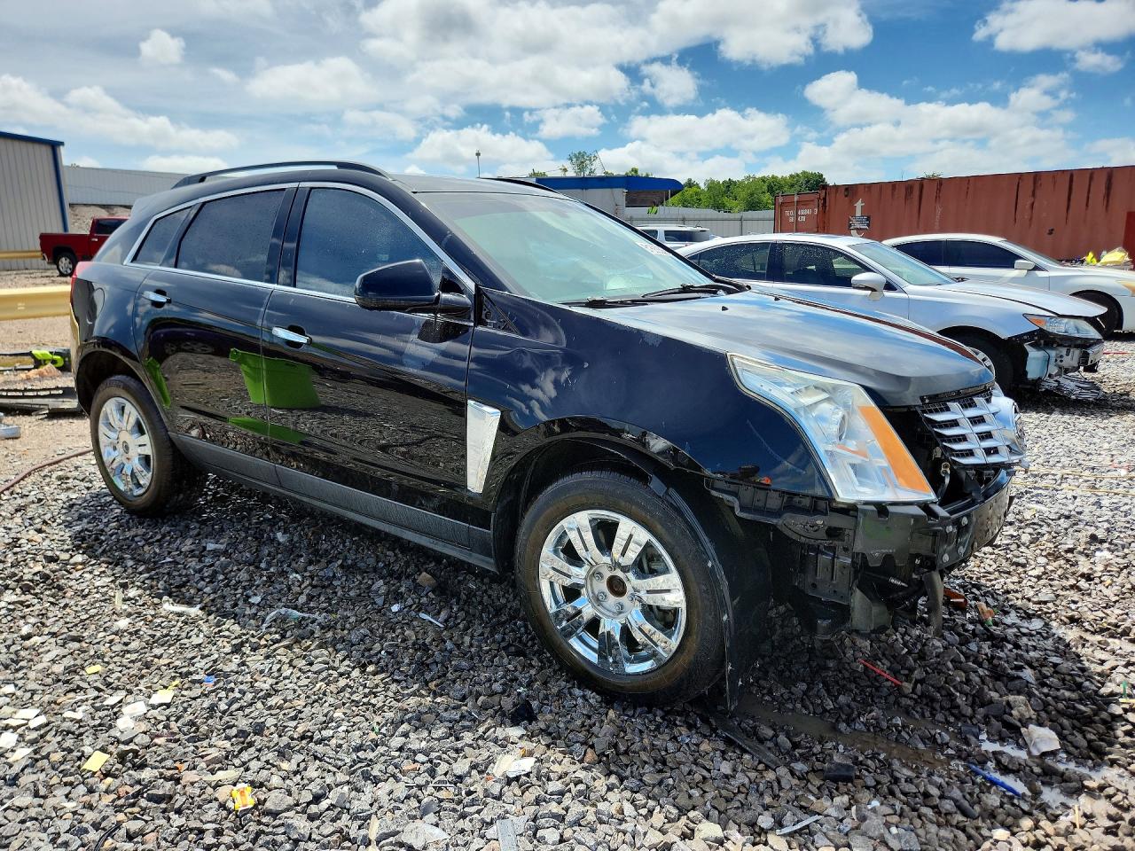 2015 Cadillac Srx Black vin: 3GYFNAE39FS519841