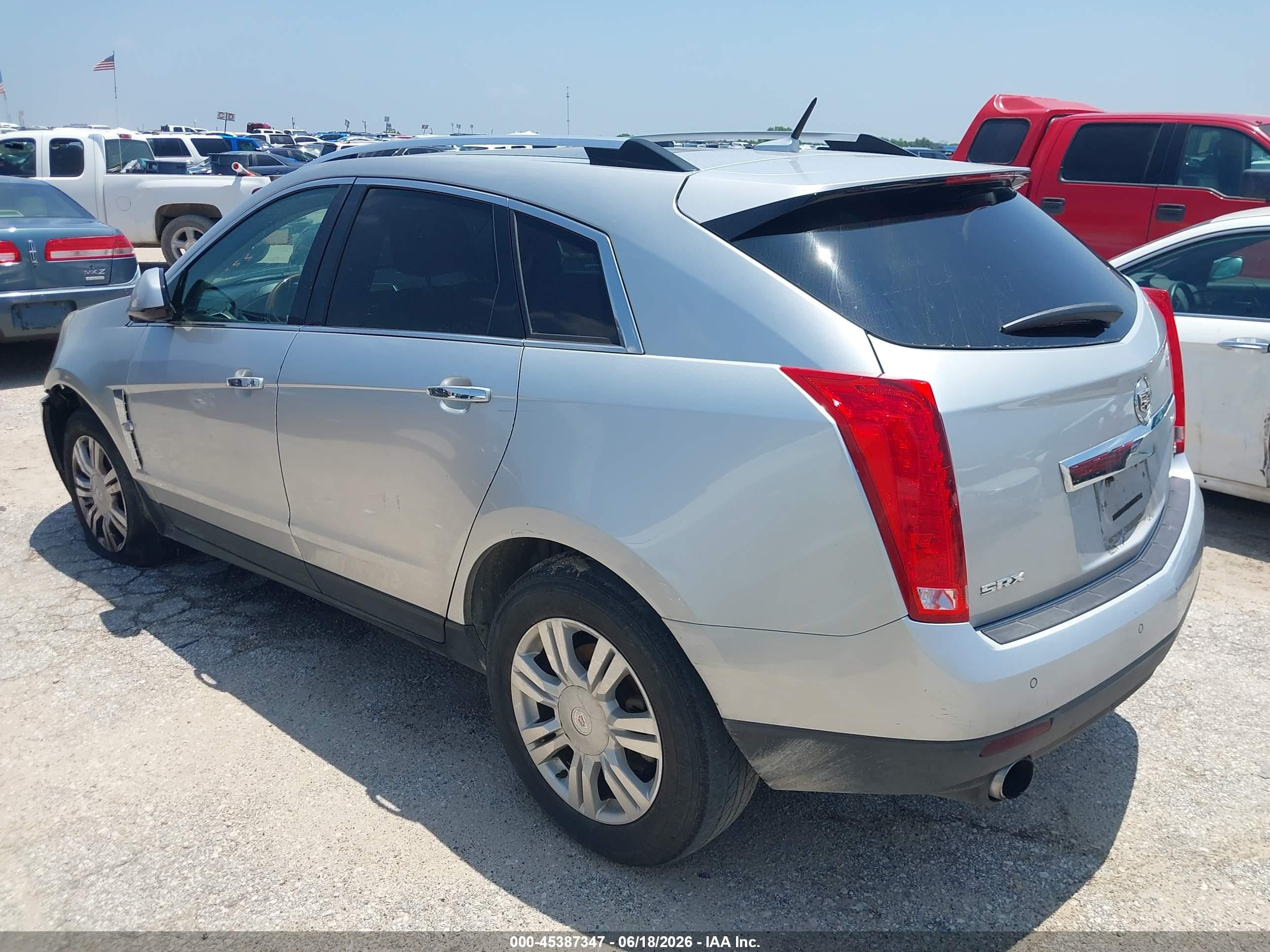 2012 Cadillac Srx Luxury Collection Silver vin: 3GYFNAE3XCS502025