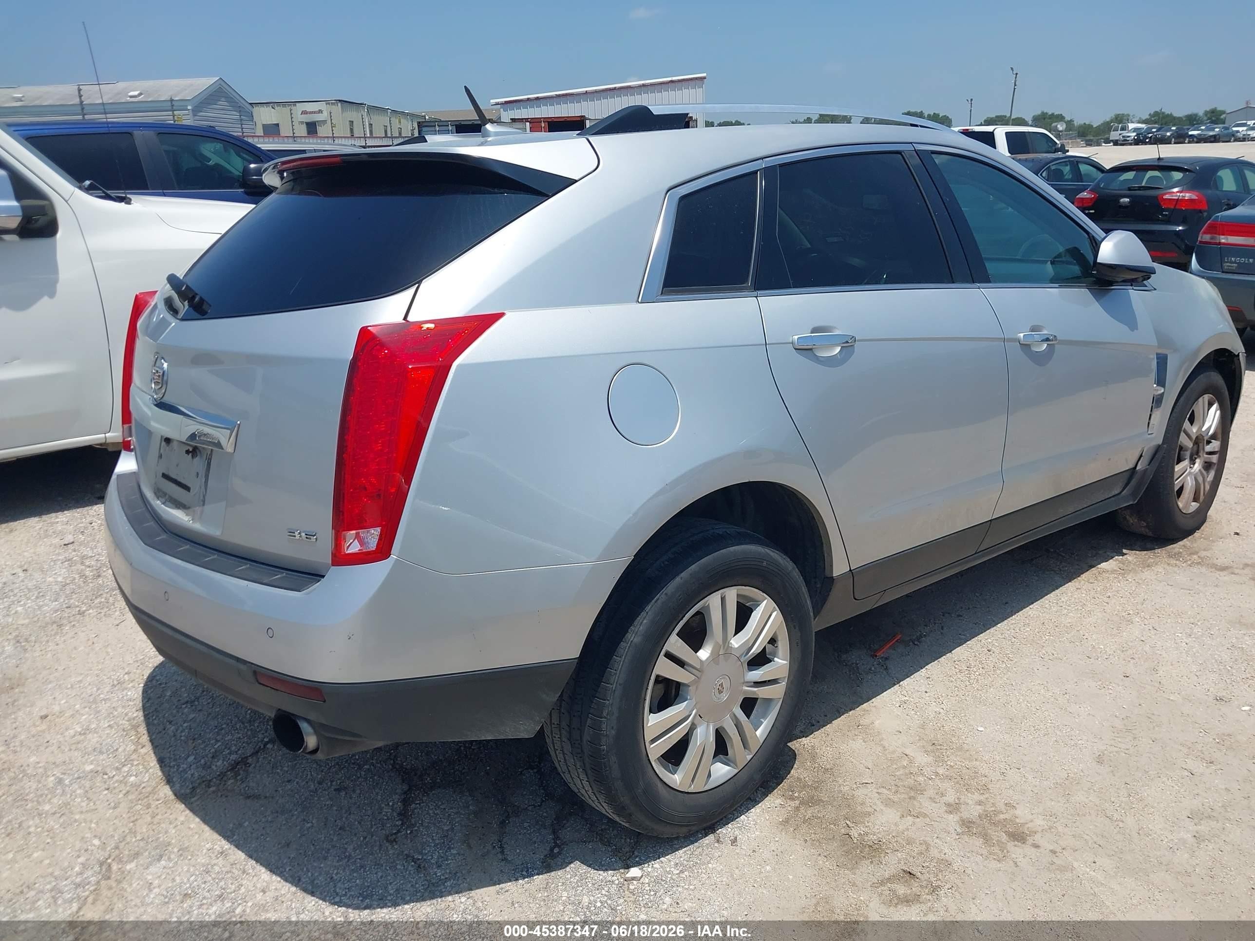 2012 Cadillac Srx Luxury Collection Silver vin: 3GYFNAE3XCS502025