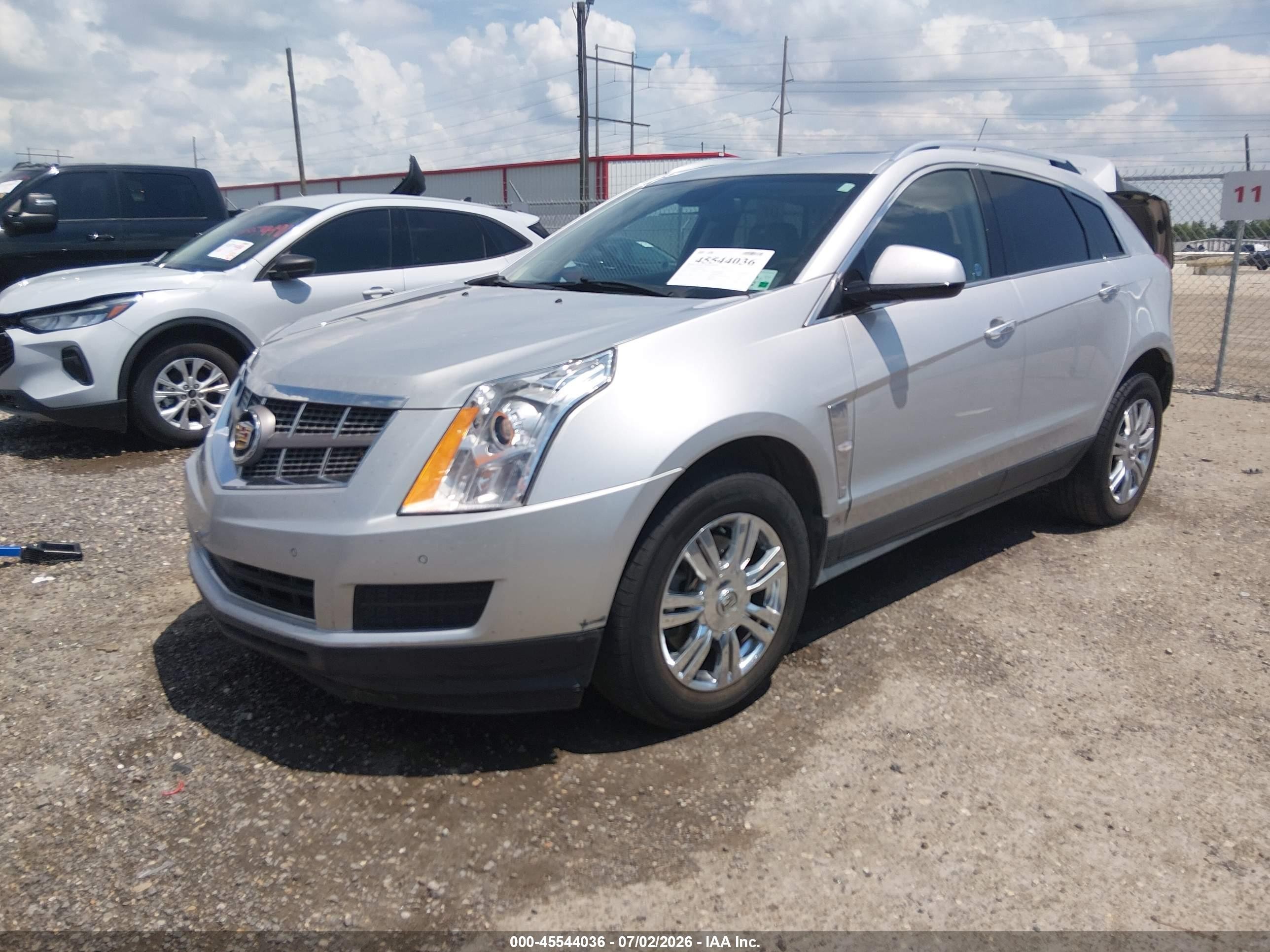 2012 Cadillac Srx Luxury Collection Silver vin: 3GYFNAE3XCS504289