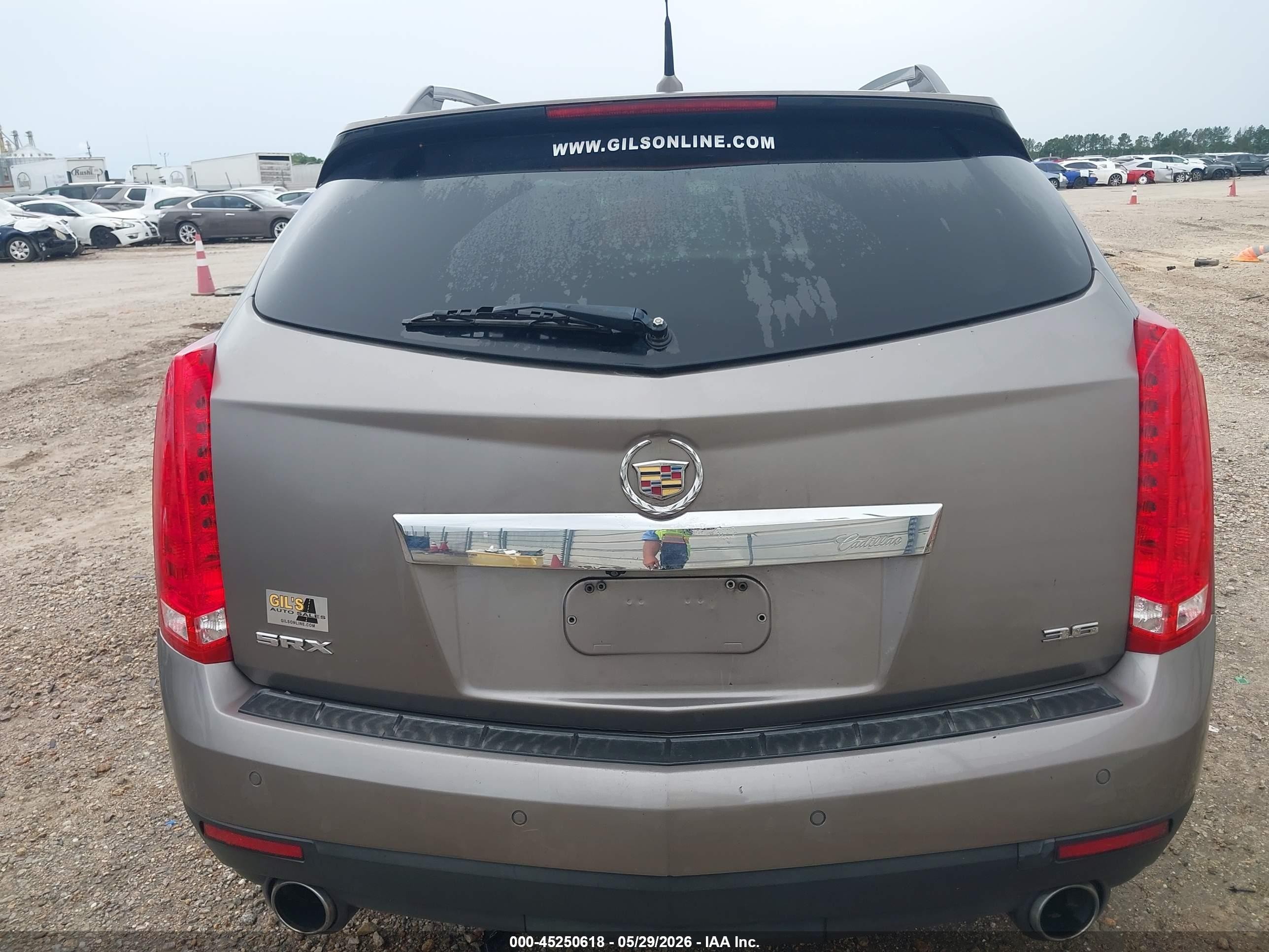 2012 Cadillac Srx Luxury Collection Brown vin: 3GYFNAE3XCS506432