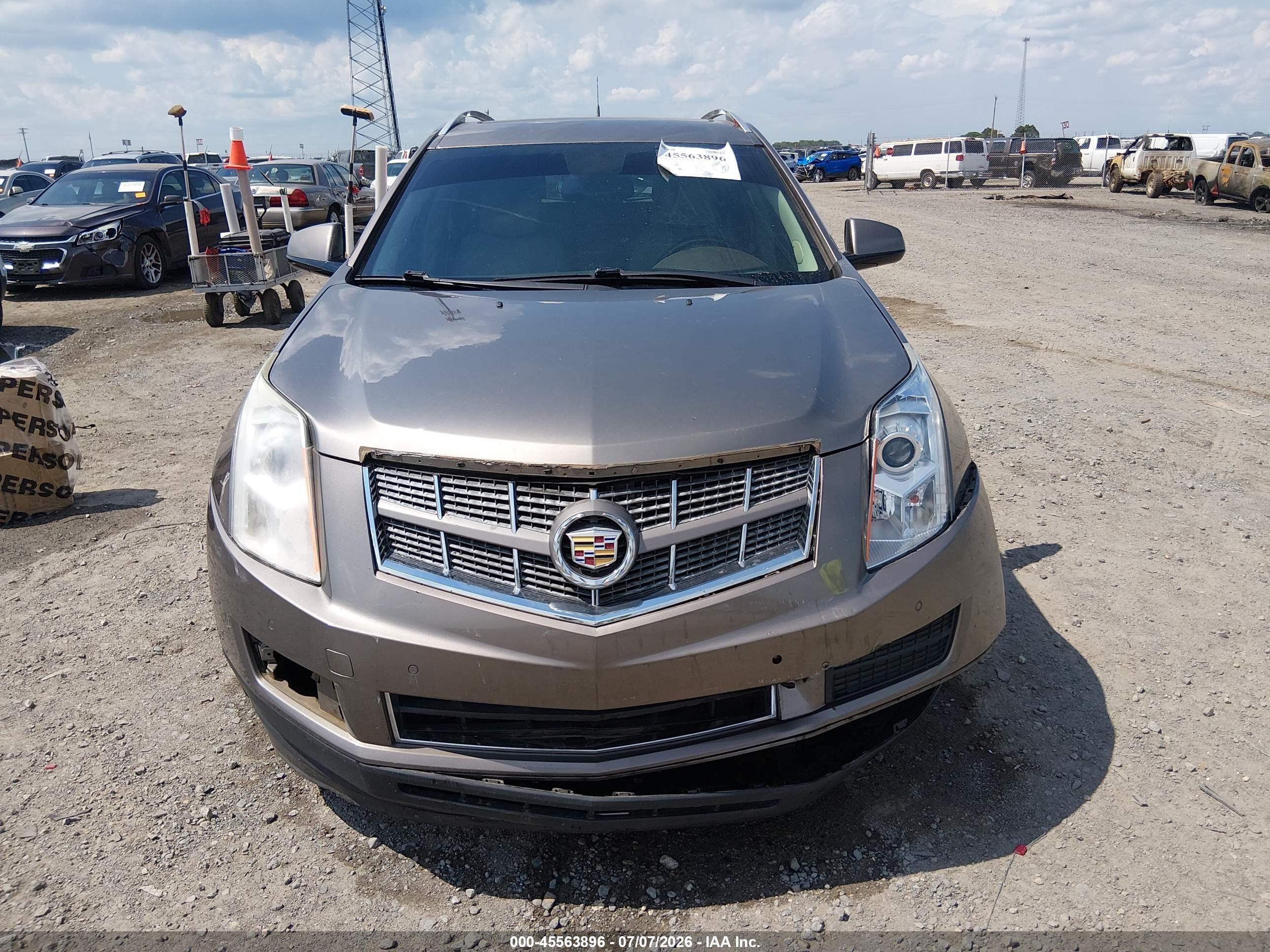 2012 Cadillac Srx Luxury Collection Beige vin: 3GYFNAE3XCS506852