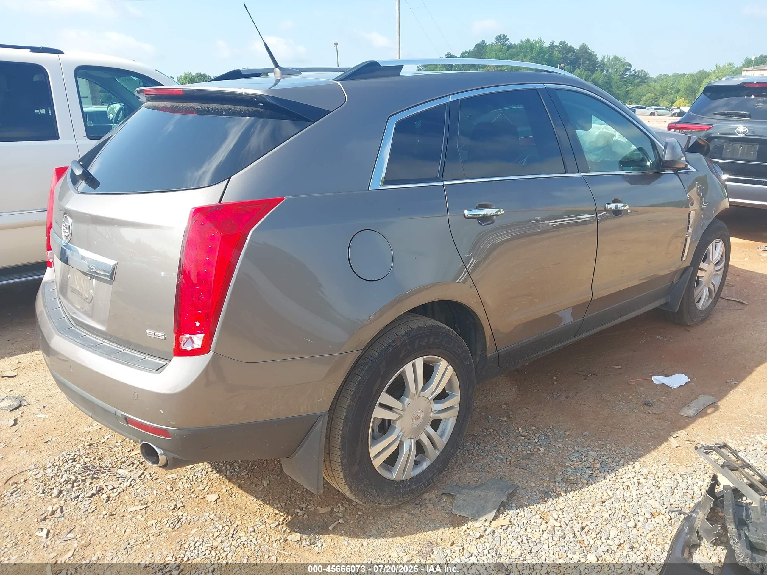 2012 Cadillac Srx Luxury Collection Gray vin: 3GYFNAE3XCS512635