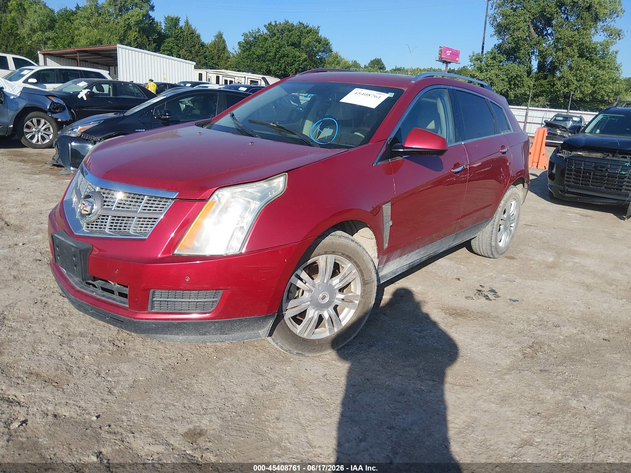 2012 Cadillac Srx Luxury Collection Red vin: 3GYFNAE3XCS515082