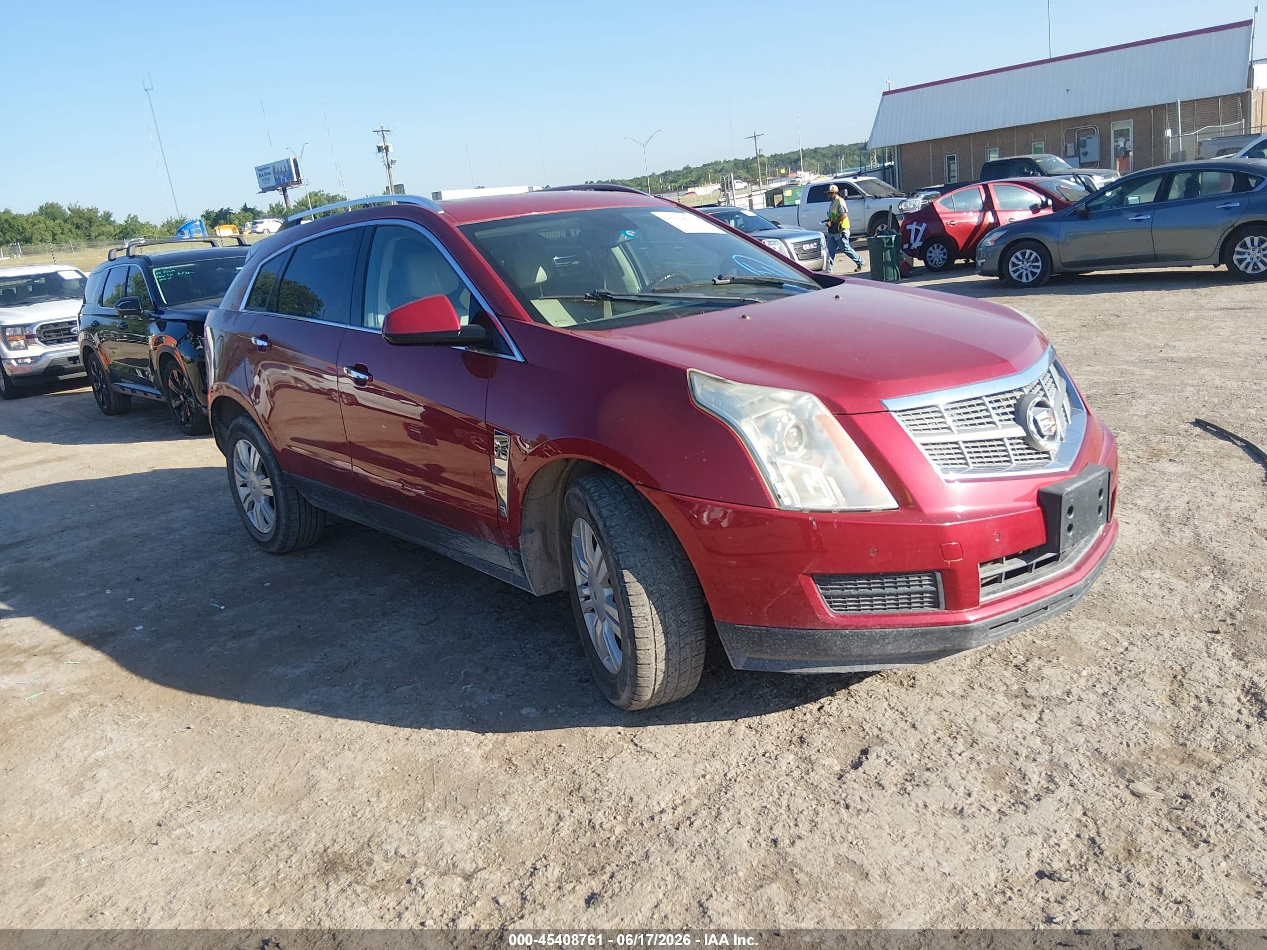 2012 Cadillac Srx Luxury Collection Red vin: 3GYFNAE3XCS515082