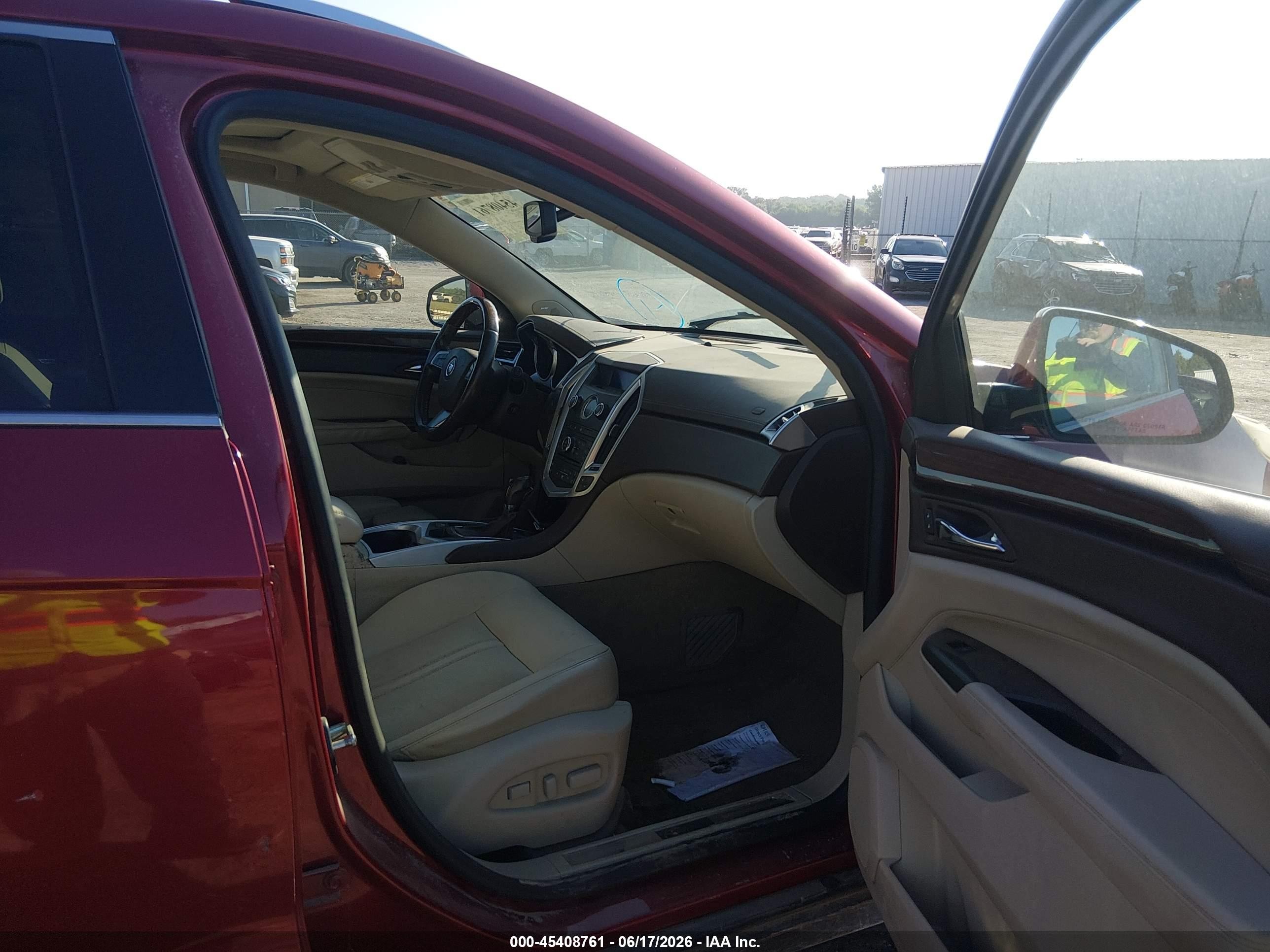 2012 Cadillac Srx Luxury Collection Red vin: 3GYFNAE3XCS515082