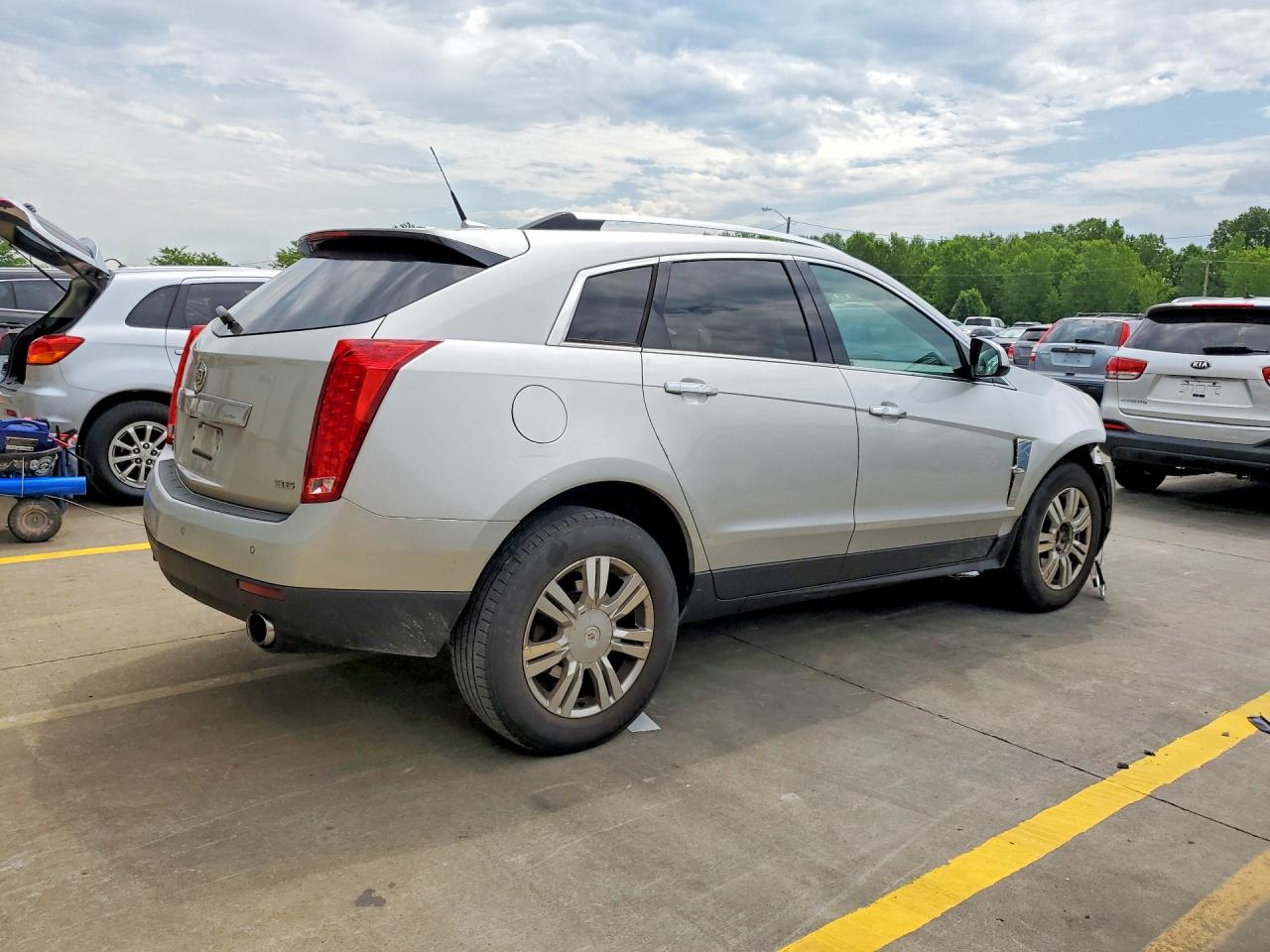 2012 Cadillac Srx Luxury Collection Silver vin: 3GYFNAE3XCS572916