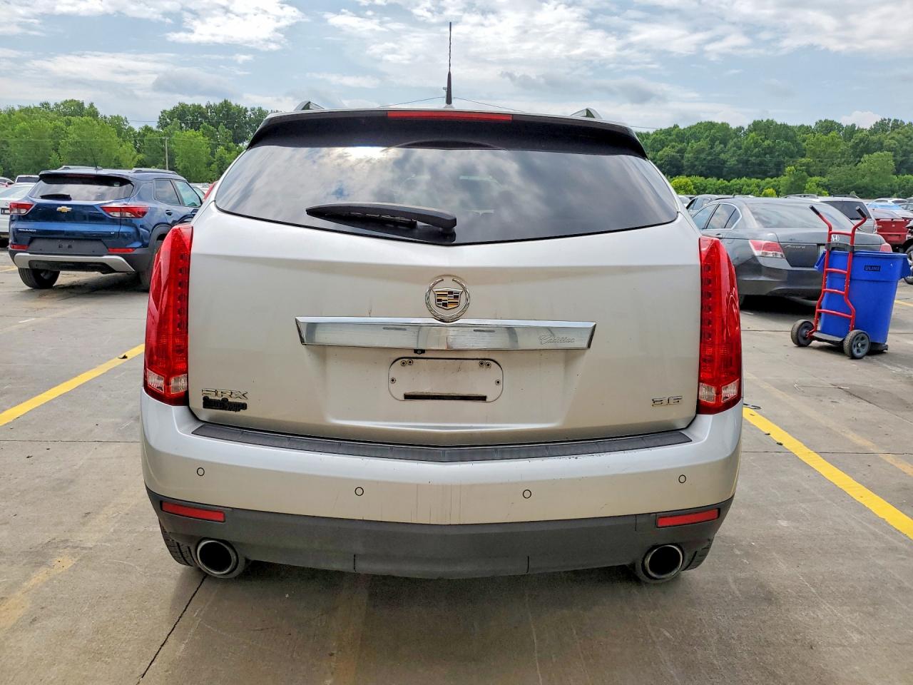 2012 Cadillac Srx Luxury Collection Silver vin: 3GYFNAE3XCS572916