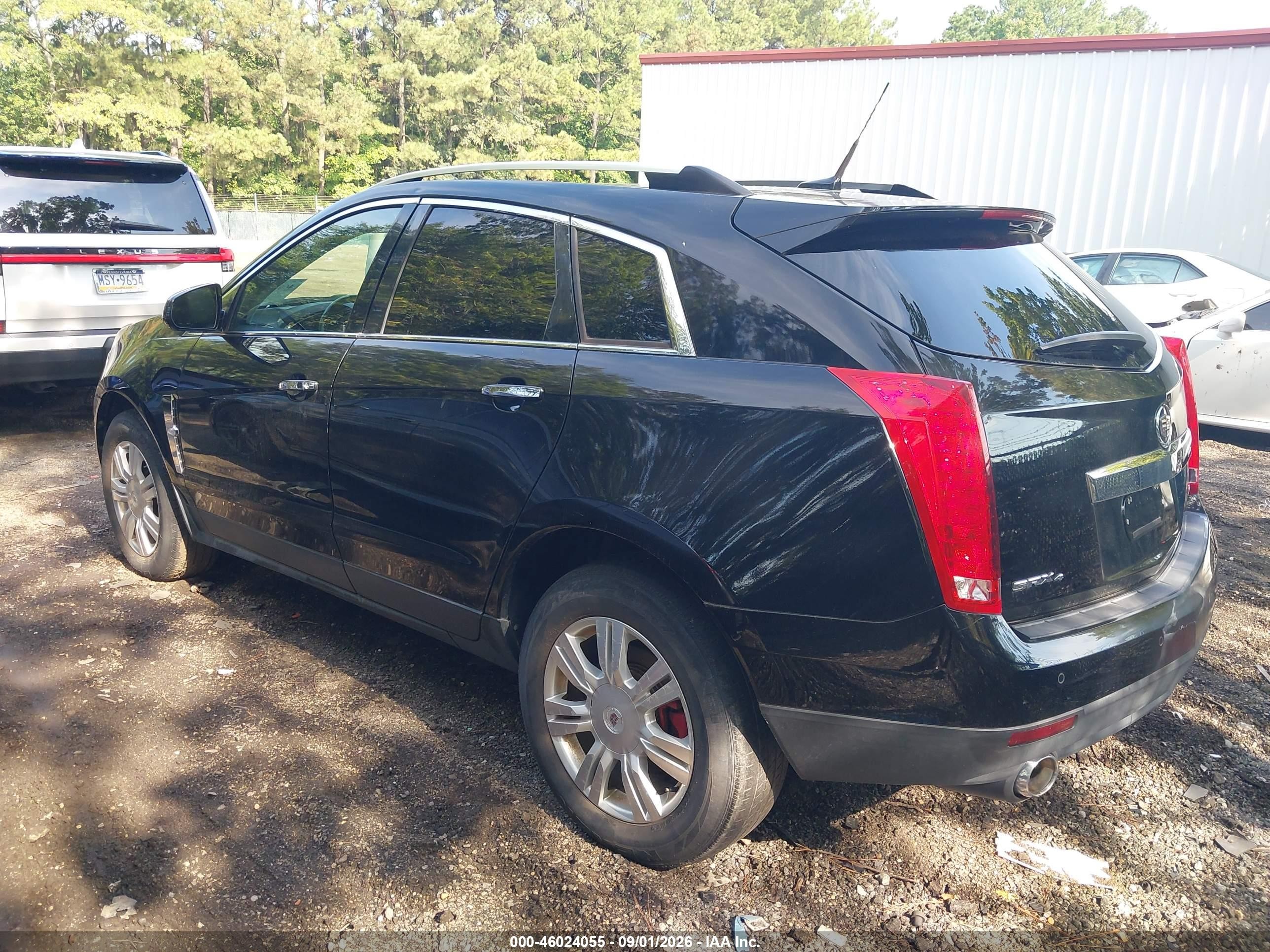 2012 Cadillac Srx Luxury Collection Черный vin: 3GYFNAE3XCS588629