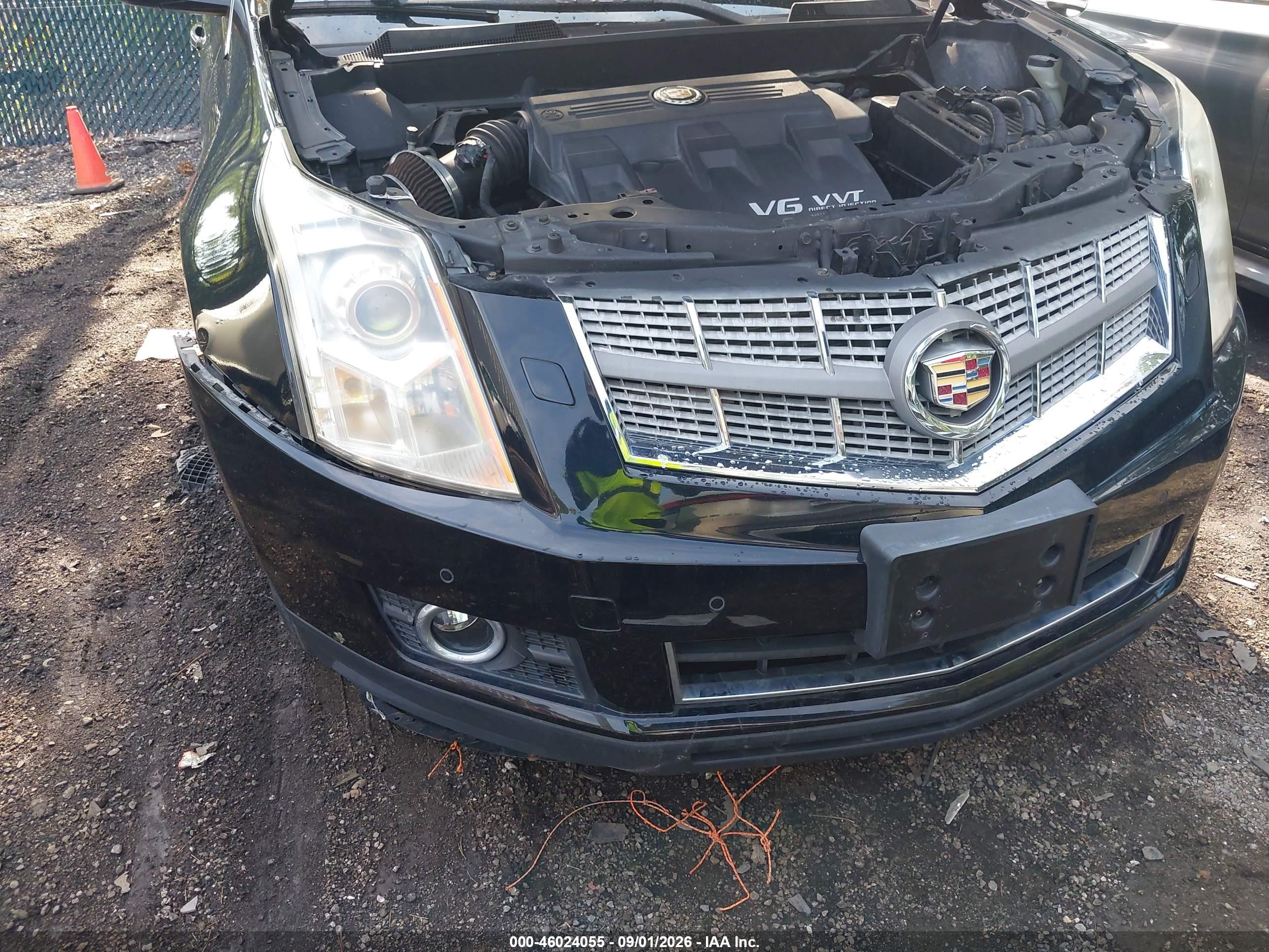 2012 Cadillac Srx Luxury Collection Черный vin: 3GYFNAE3XCS588629