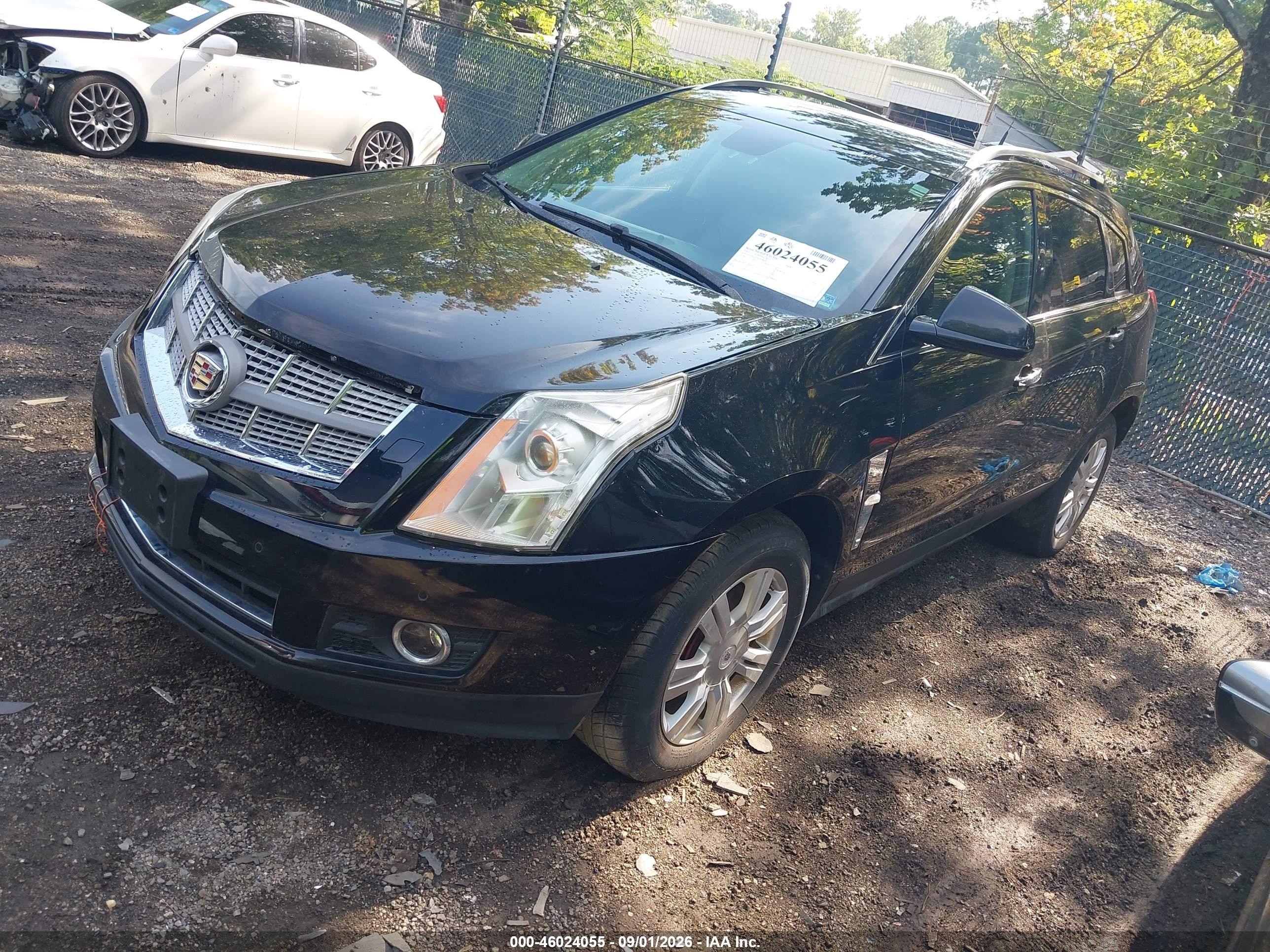 2012 Cadillac Srx Luxury Collection Черный vin: 3GYFNAE3XCS588629
