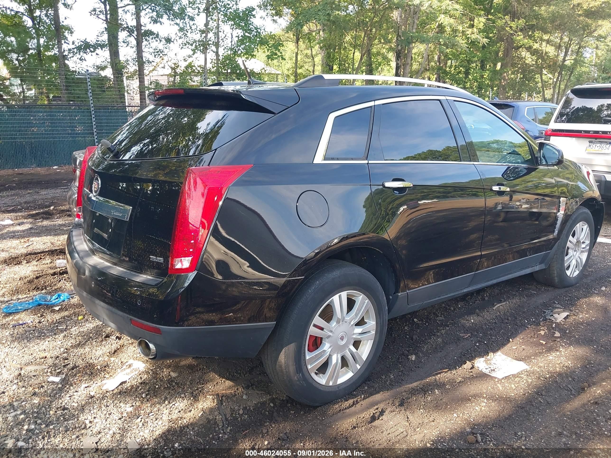 2012 Cadillac Srx Luxury Collection Черный vin: 3GYFNAE3XCS588629