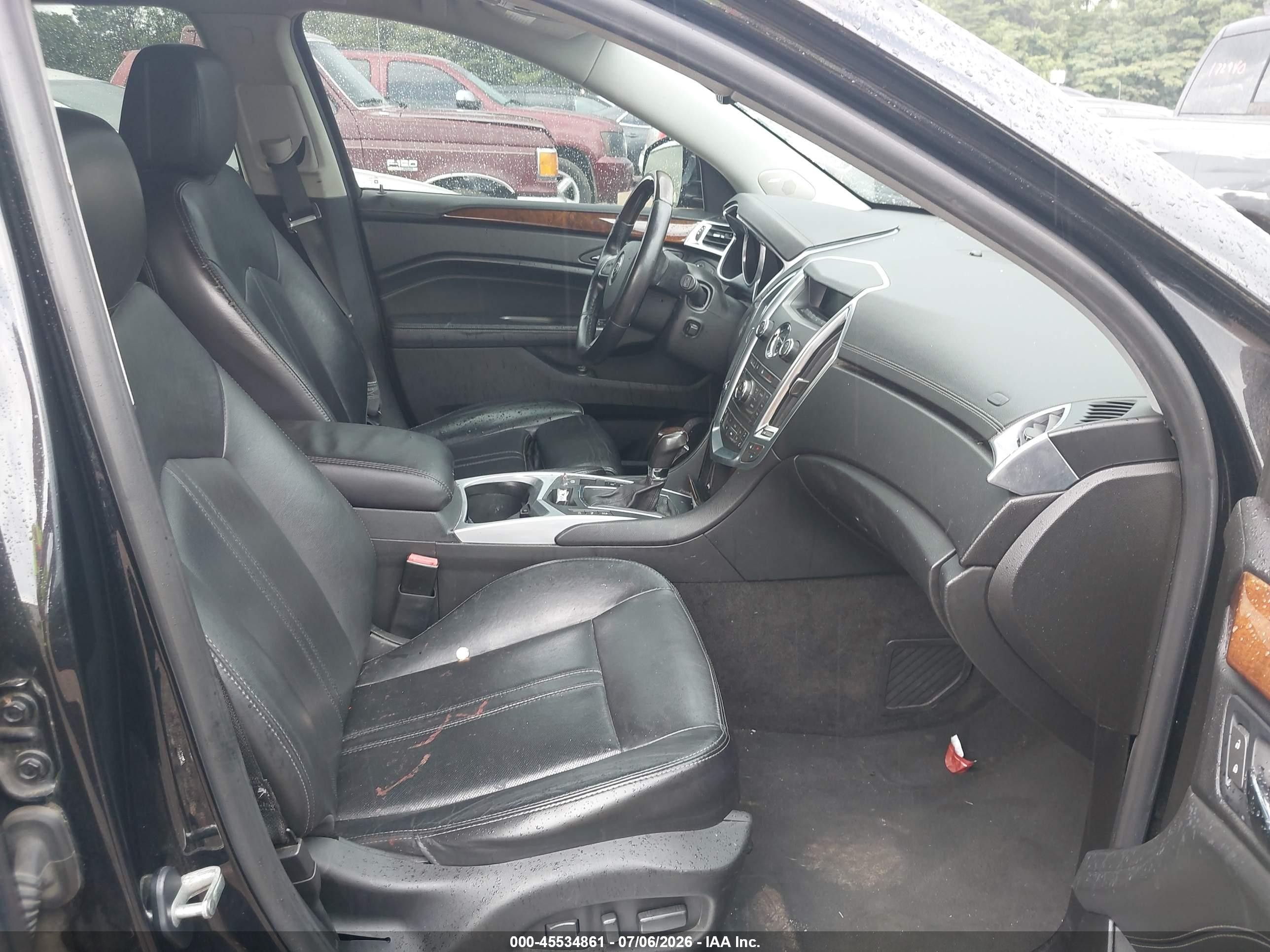 2012 Cadillac Srx Luxury Collection Black vin: 3GYFNAE3XCS633617
