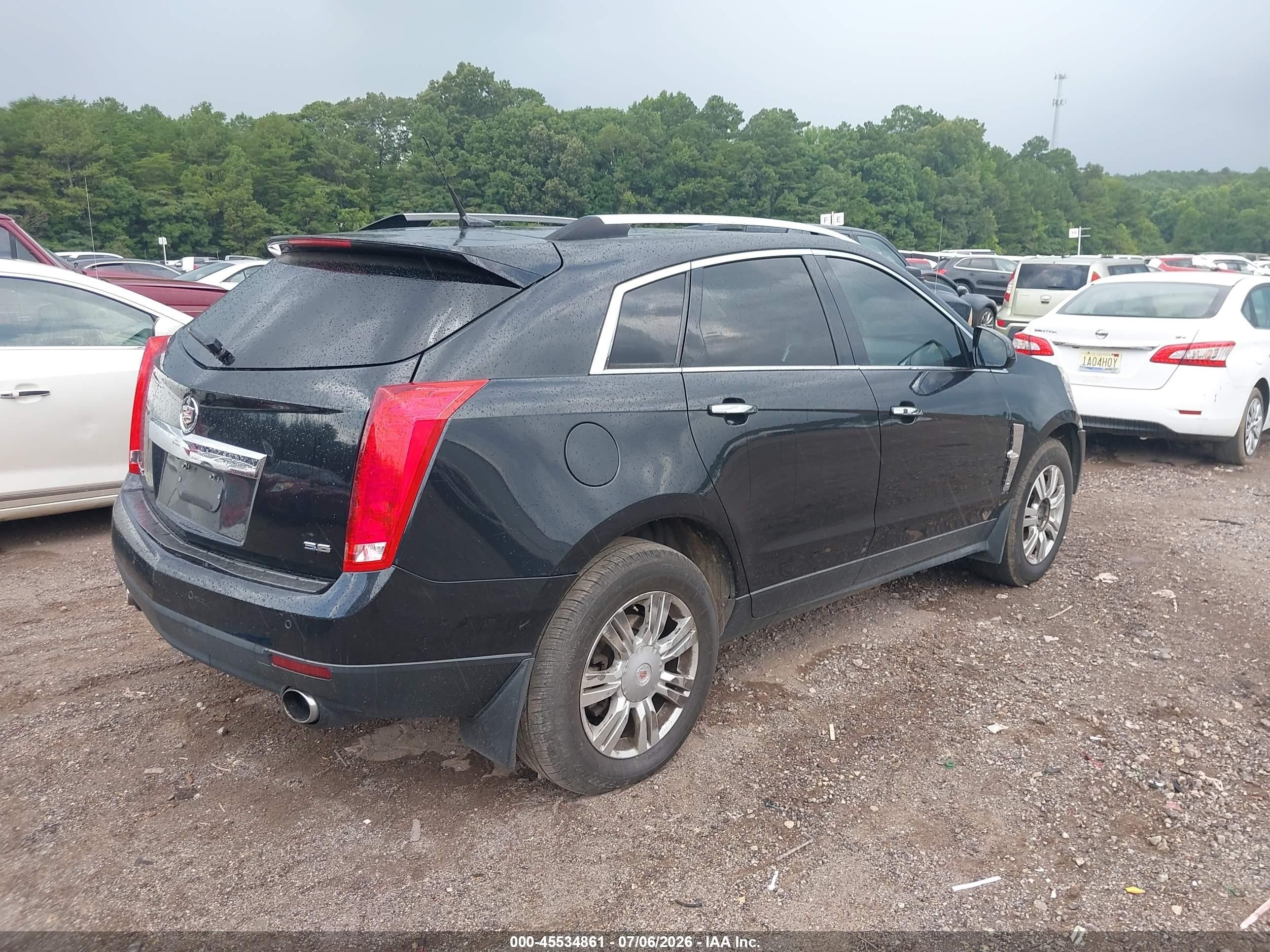 2012 Cadillac Srx Luxury Collection Black vin: 3GYFNAE3XCS633617