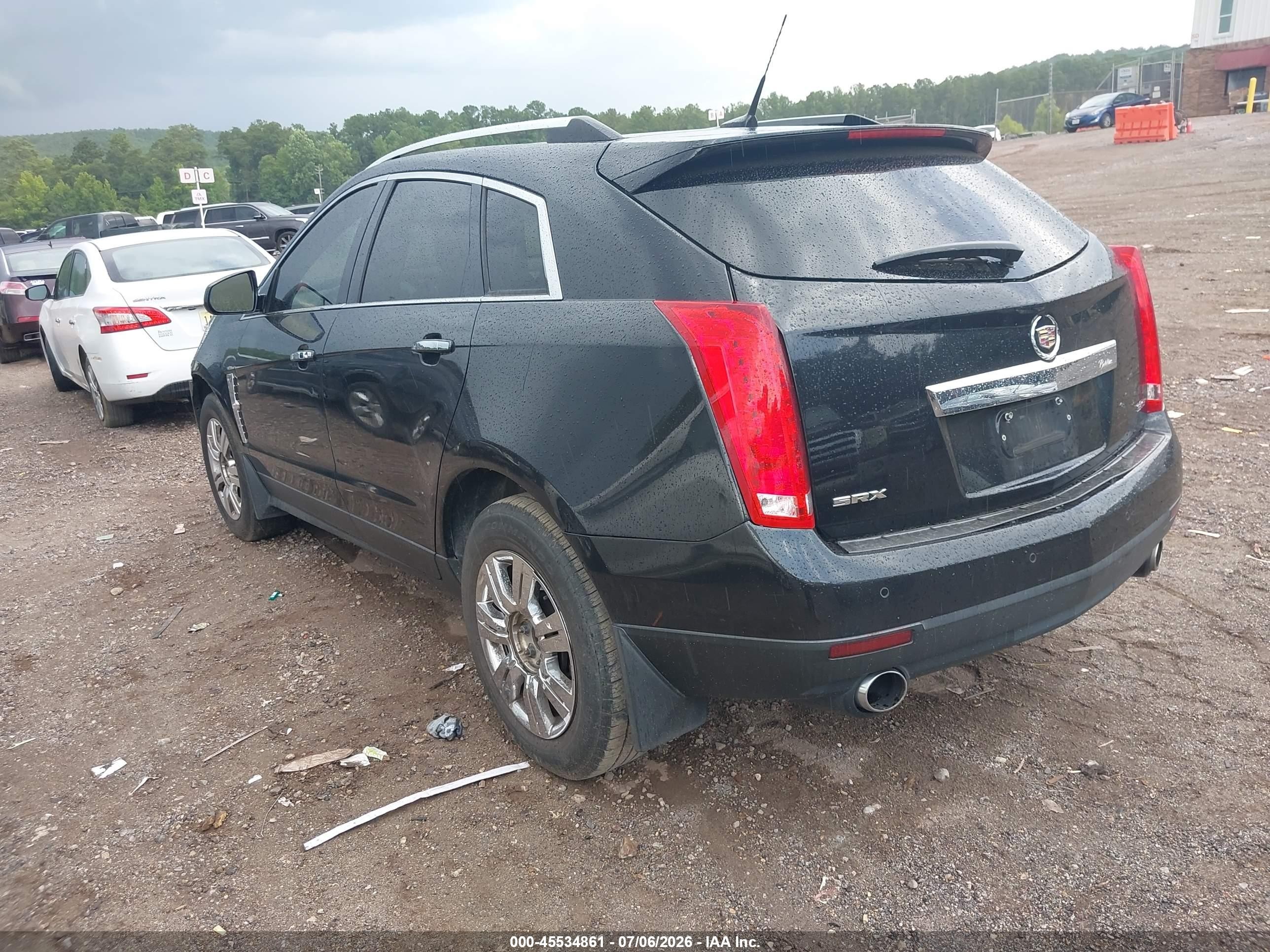 2012 Cadillac Srx Luxury Collection Black vin: 3GYFNAE3XCS633617