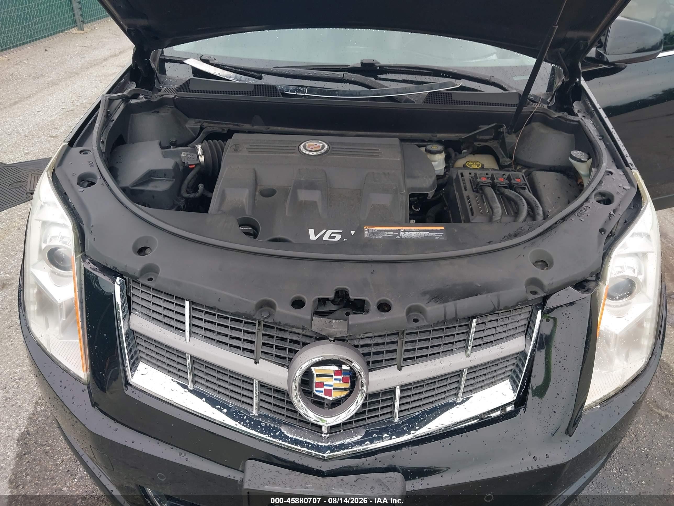 2012 Cadillac Srx Luxury Collection Black vin: 3GYFNAE3XCS656539