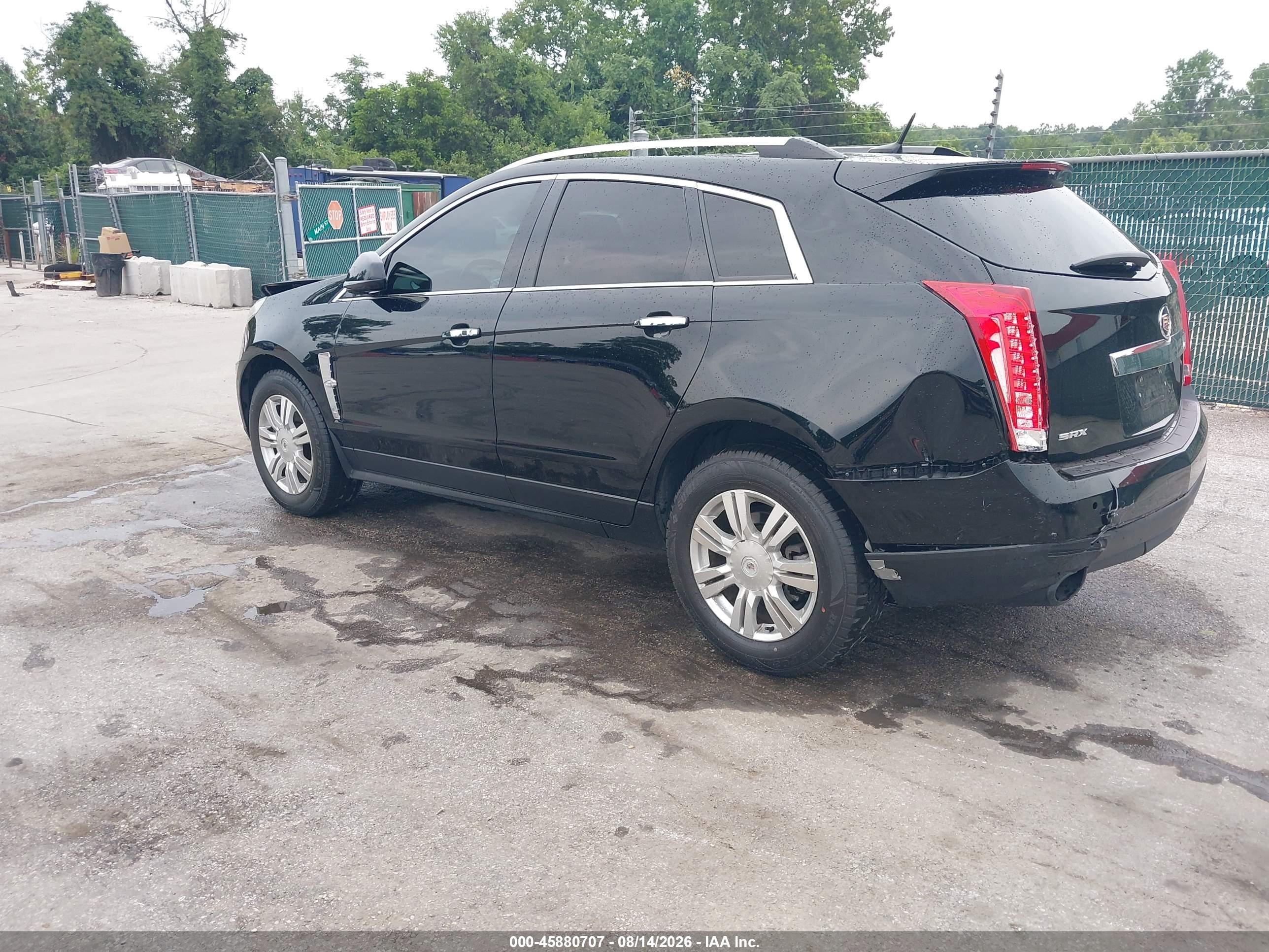 2012 Cadillac Srx Luxury Collection Black vin: 3GYFNAE3XCS656539