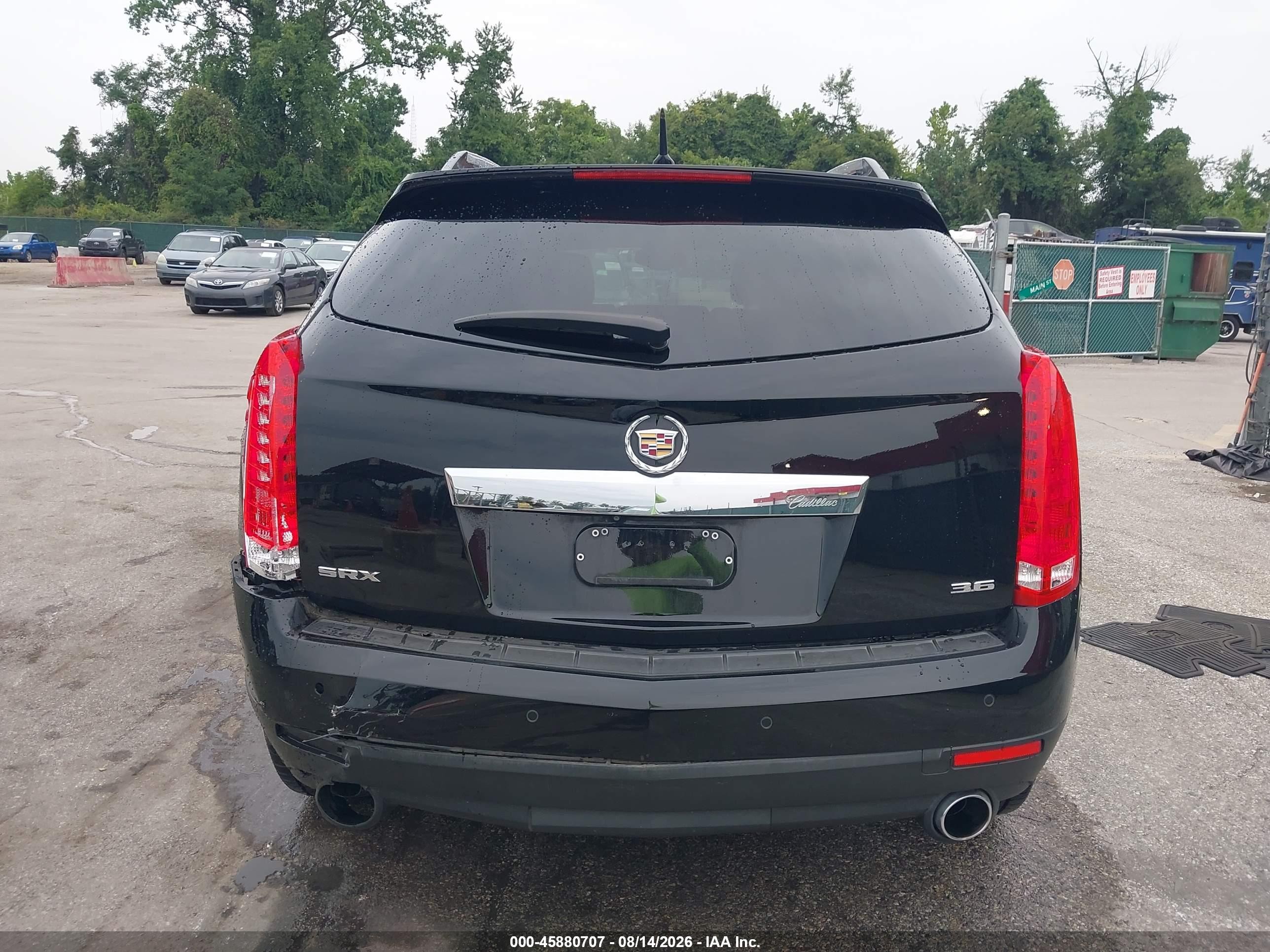 2012 Cadillac Srx Luxury Collection Black vin: 3GYFNAE3XCS656539
