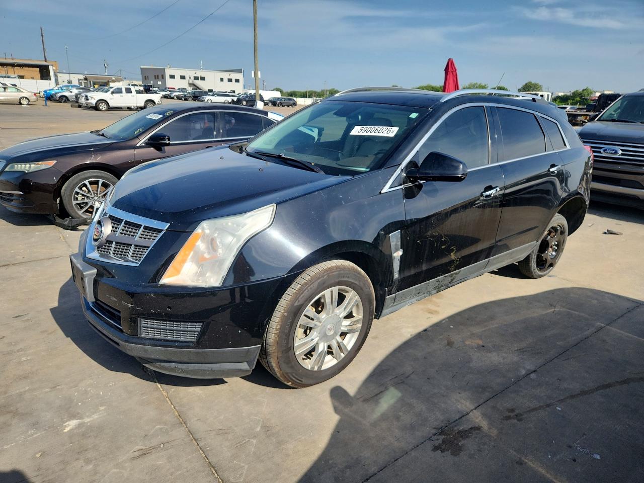 2012 Cadillac Srx Luxury Collection Black vin: 3GYFNAE3XCS657738