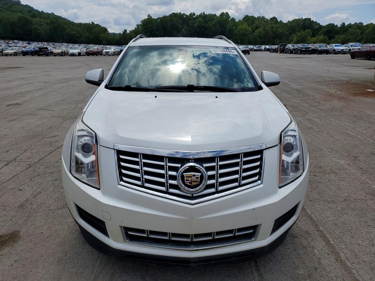 2014 Cadillac Srx White vin: 3GYFNAE3XES524562