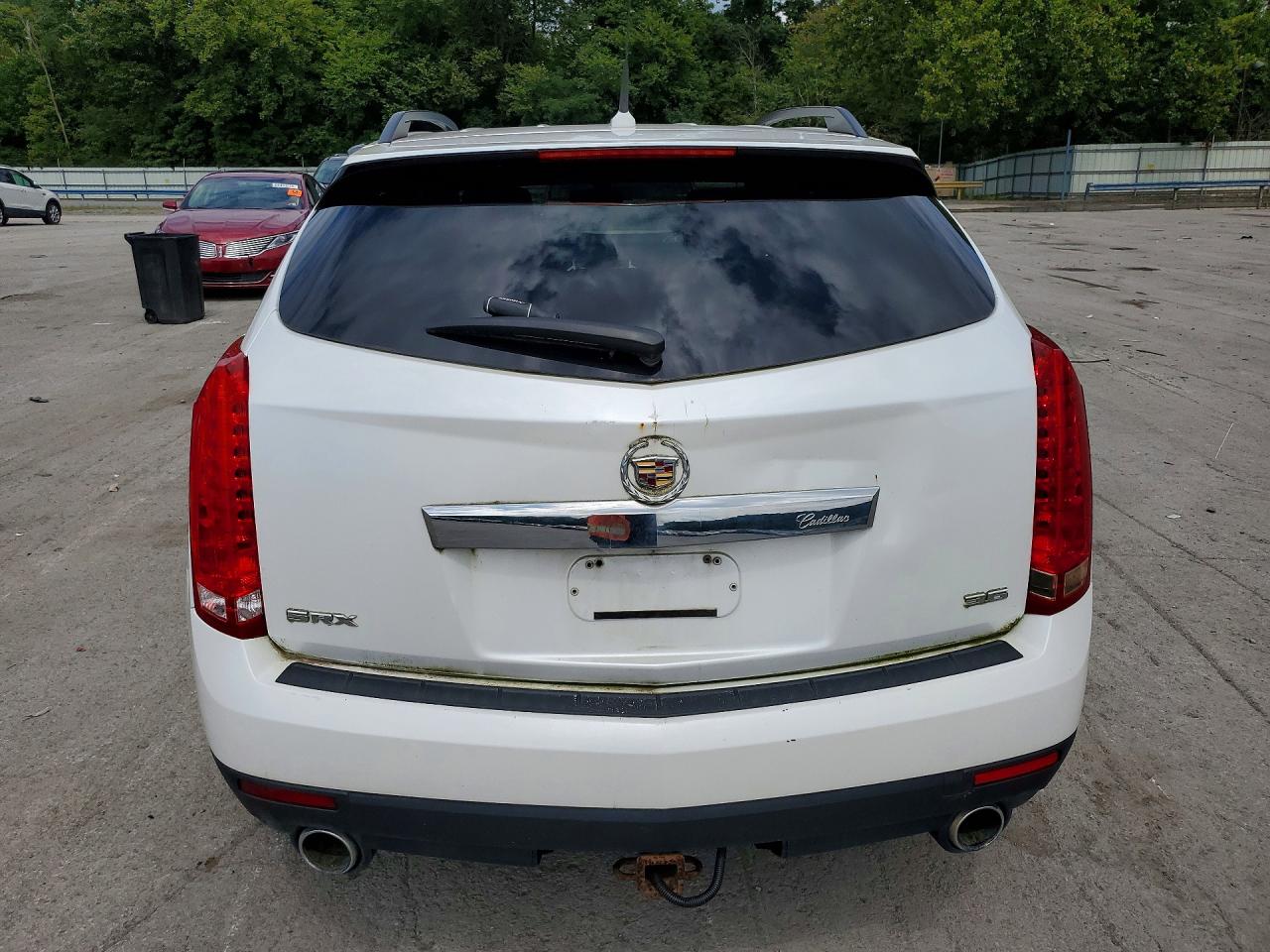 2014 Cadillac Srx White vin: 3GYFNAE3XES524562