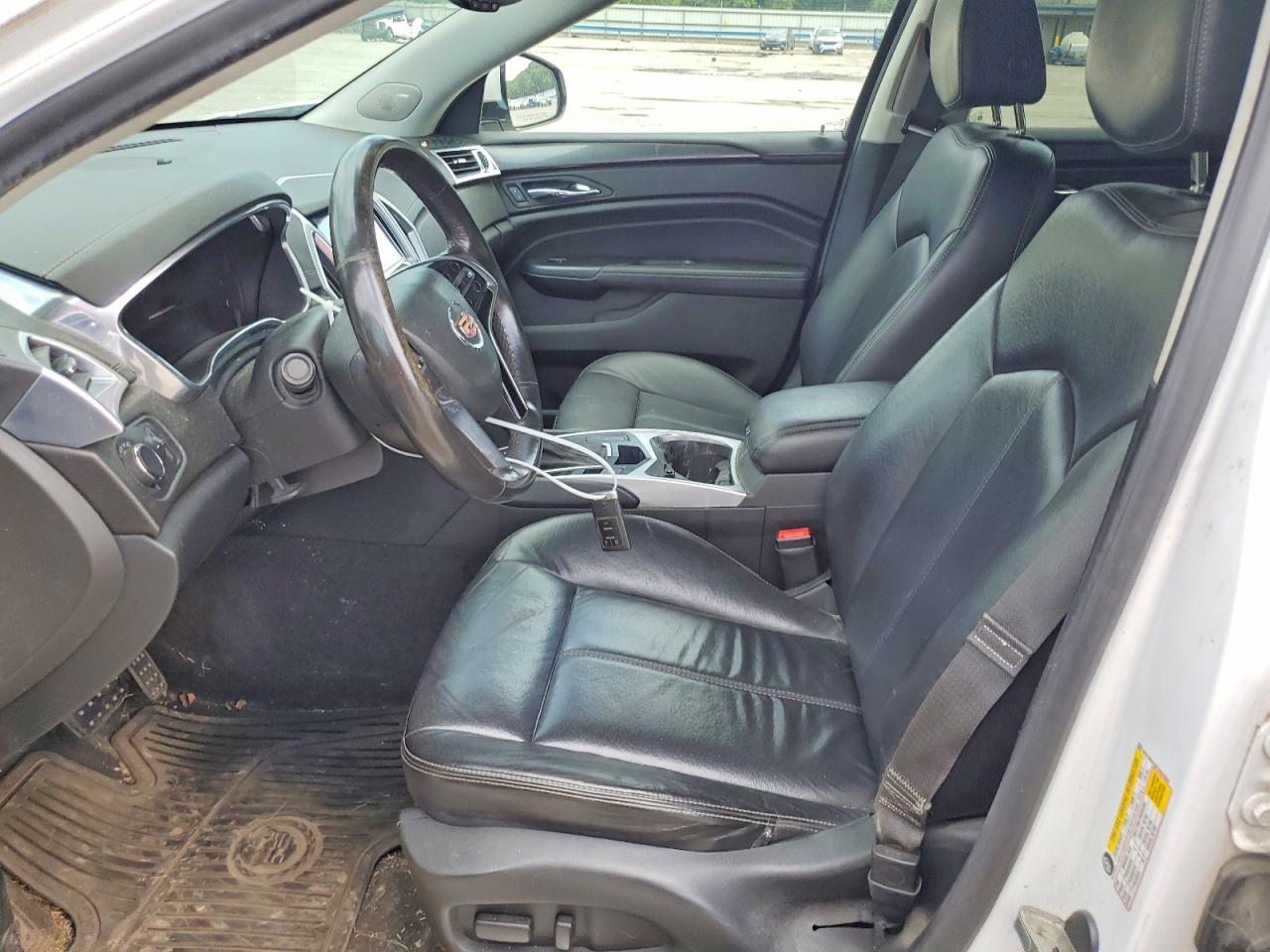 2014 Cadillac Srx White vin: 3GYFNAE3XES524562