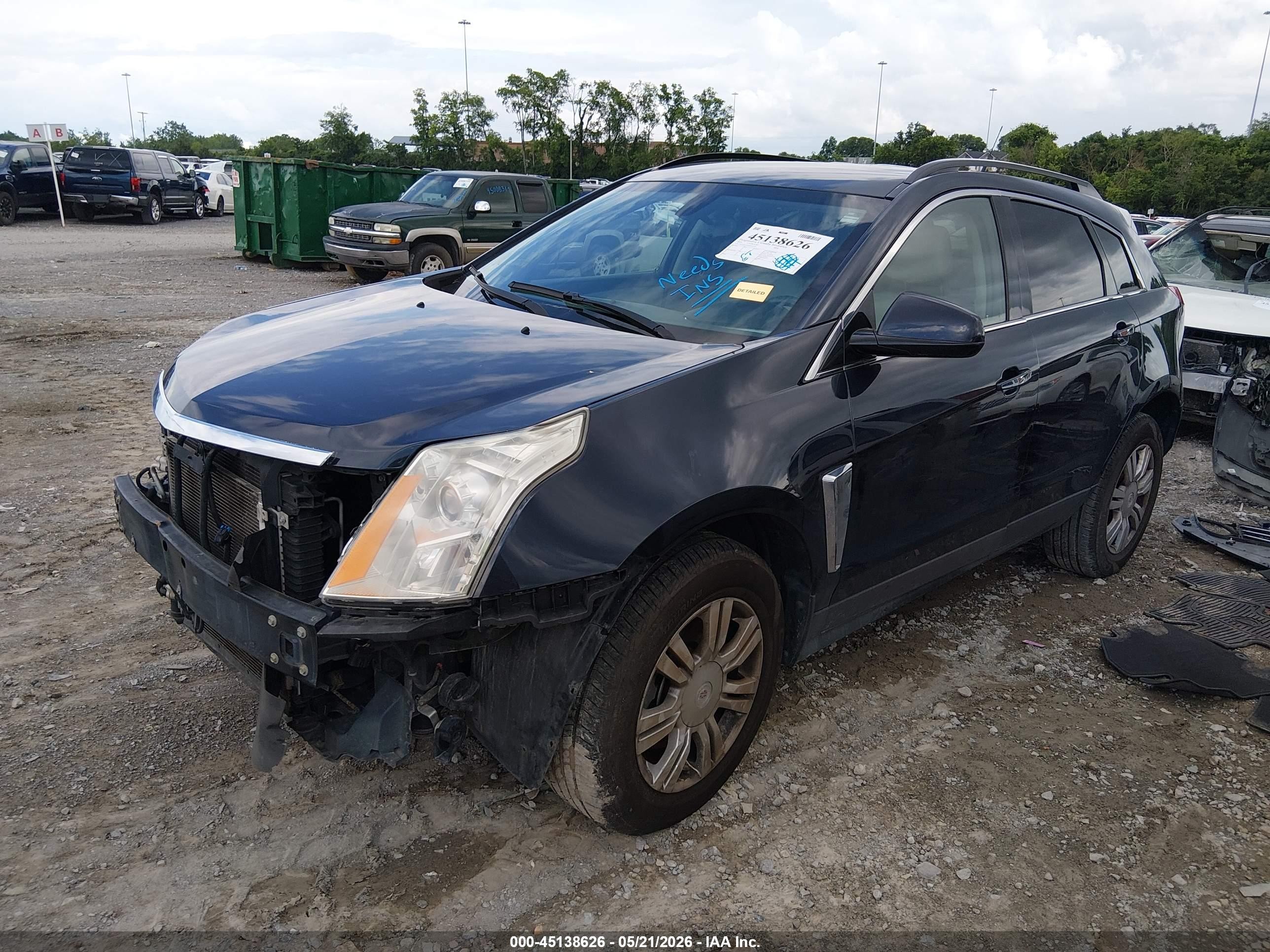 2014 Cadillac Srx Standard Gray vin: 3GYFNAE3XES531222