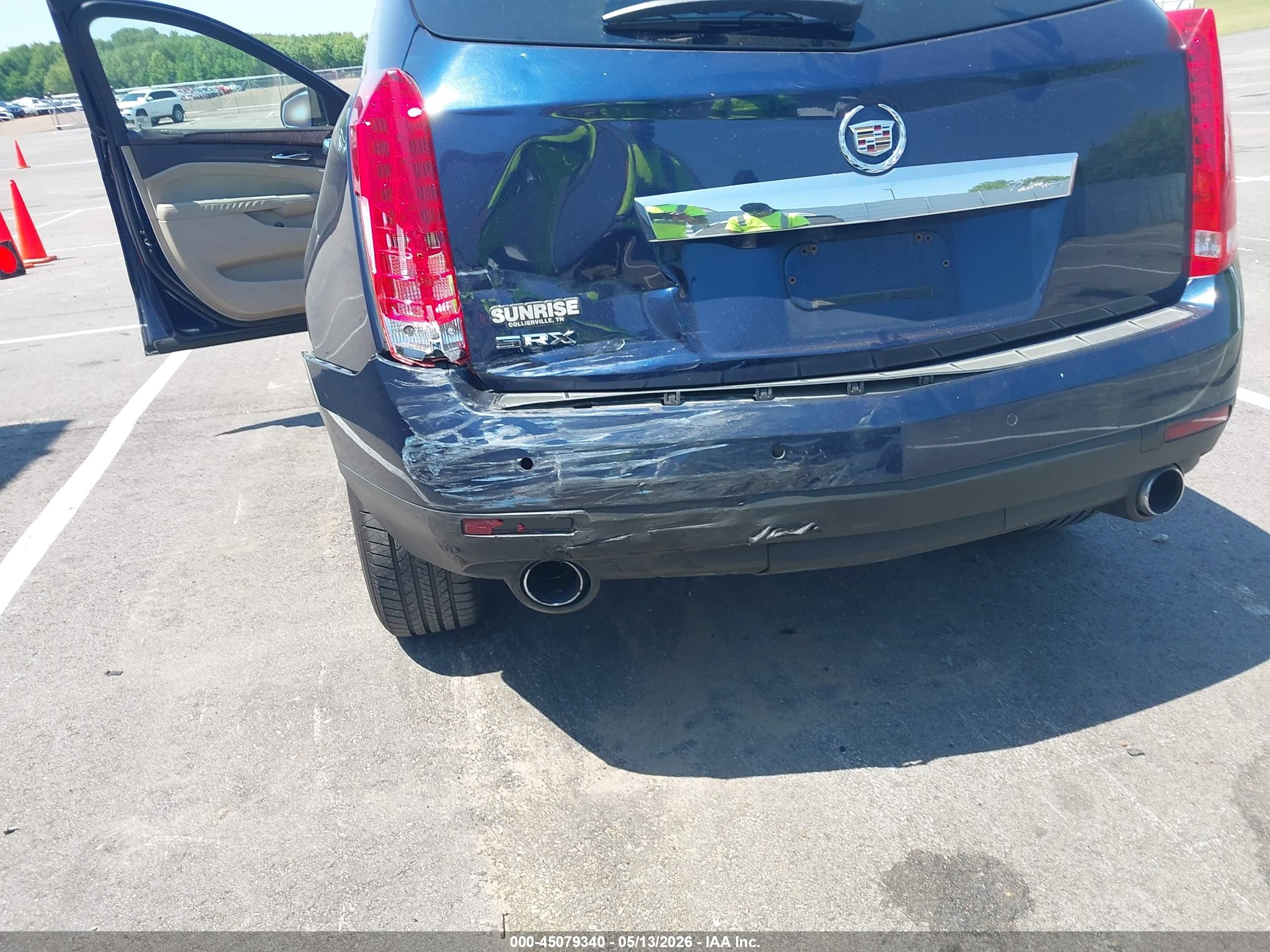 2010 Cadillac Srx Luxury Collection Синий vin: 3GYFNAEY0AS521997