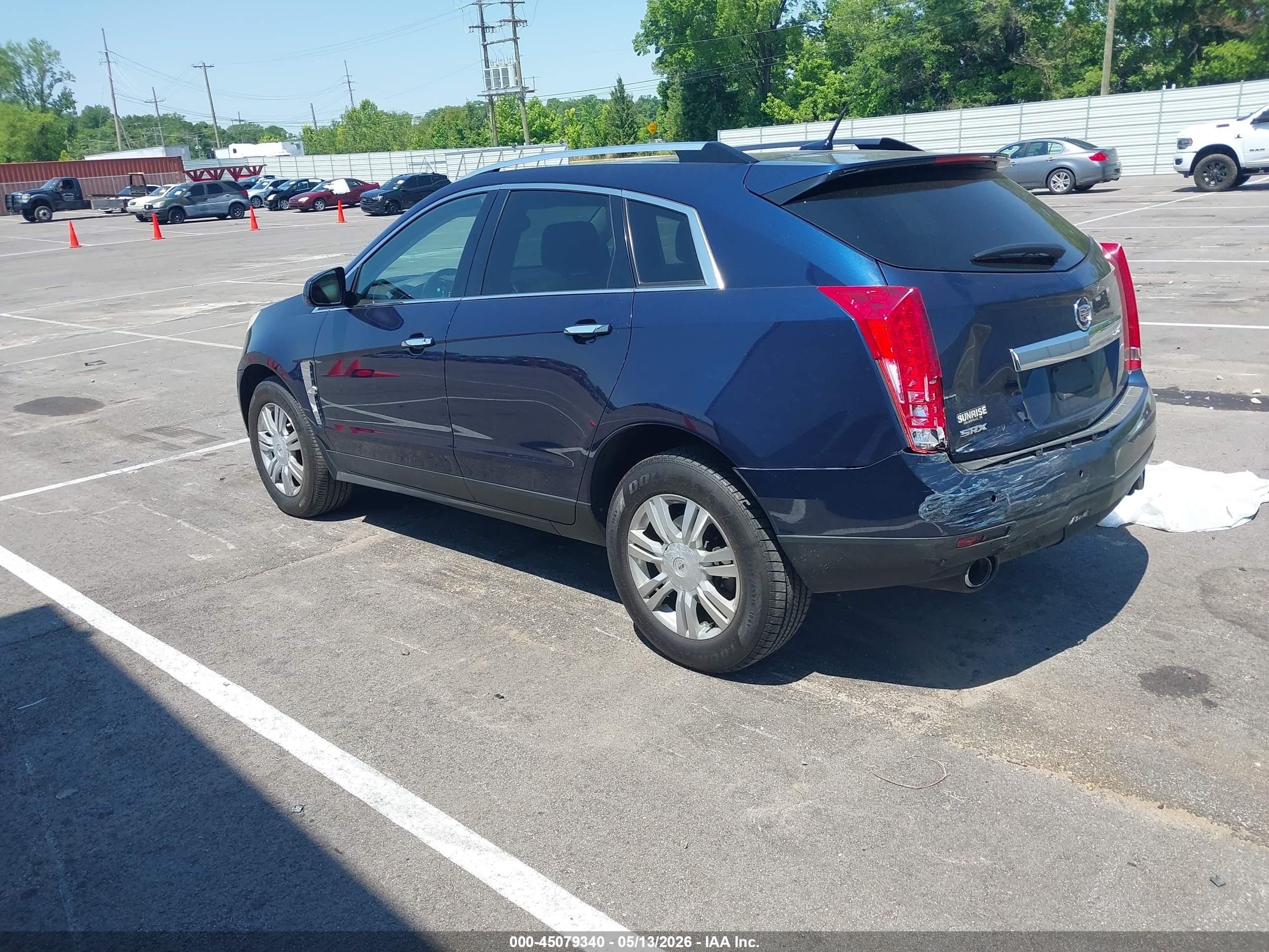 2010 Cadillac Srx Luxury Collection Синий vin: 3GYFNAEY0AS521997