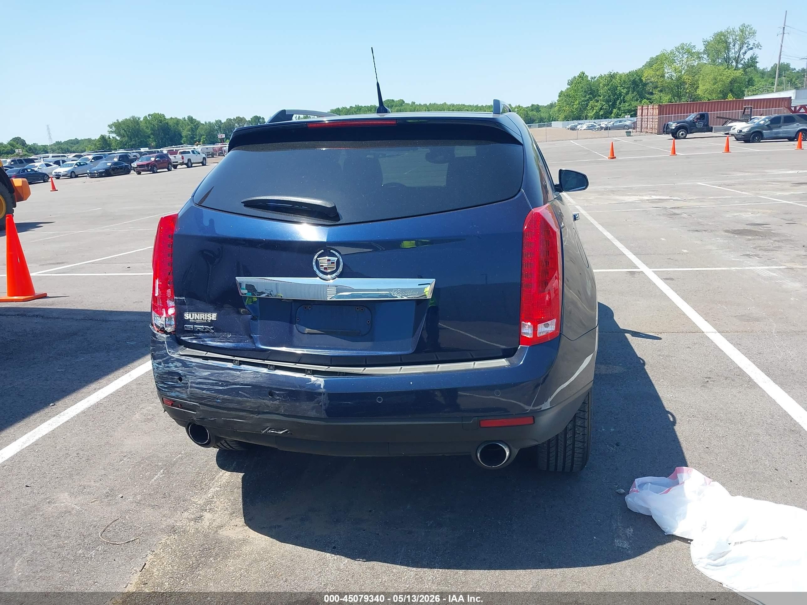 2010 Cadillac Srx Luxury Collection Синий vin: 3GYFNAEY0AS521997