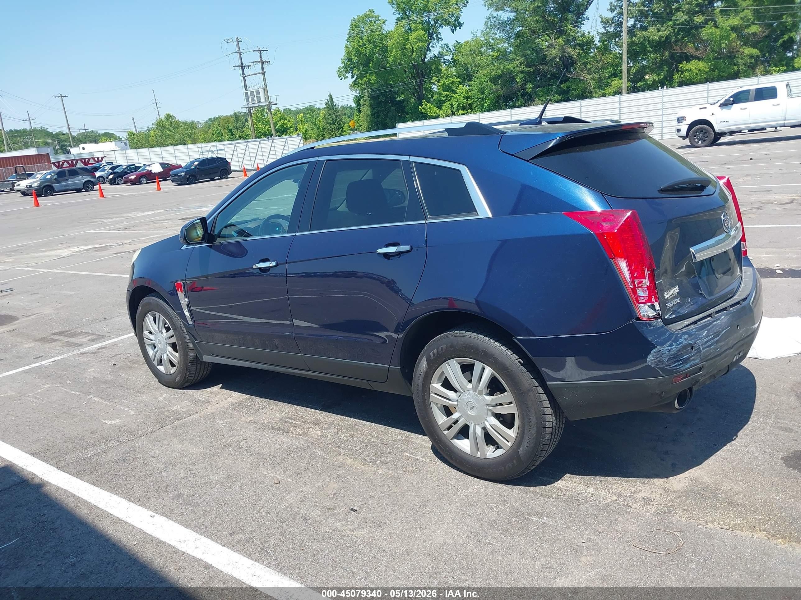 2010 Cadillac Srx Luxury Collection Синий vin: 3GYFNAEY0AS521997