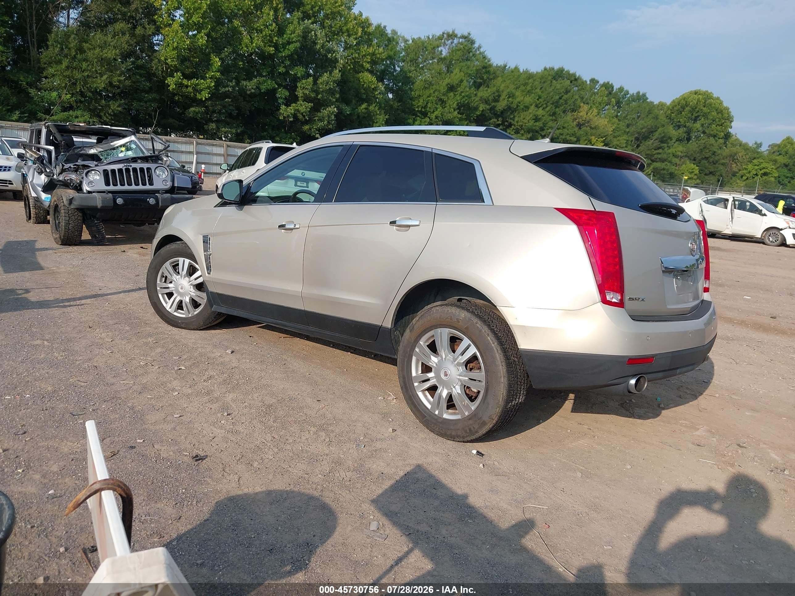 2010 Cadillac Srx Luxury Collection Gold vin: 3GYFNAEY0AS631884