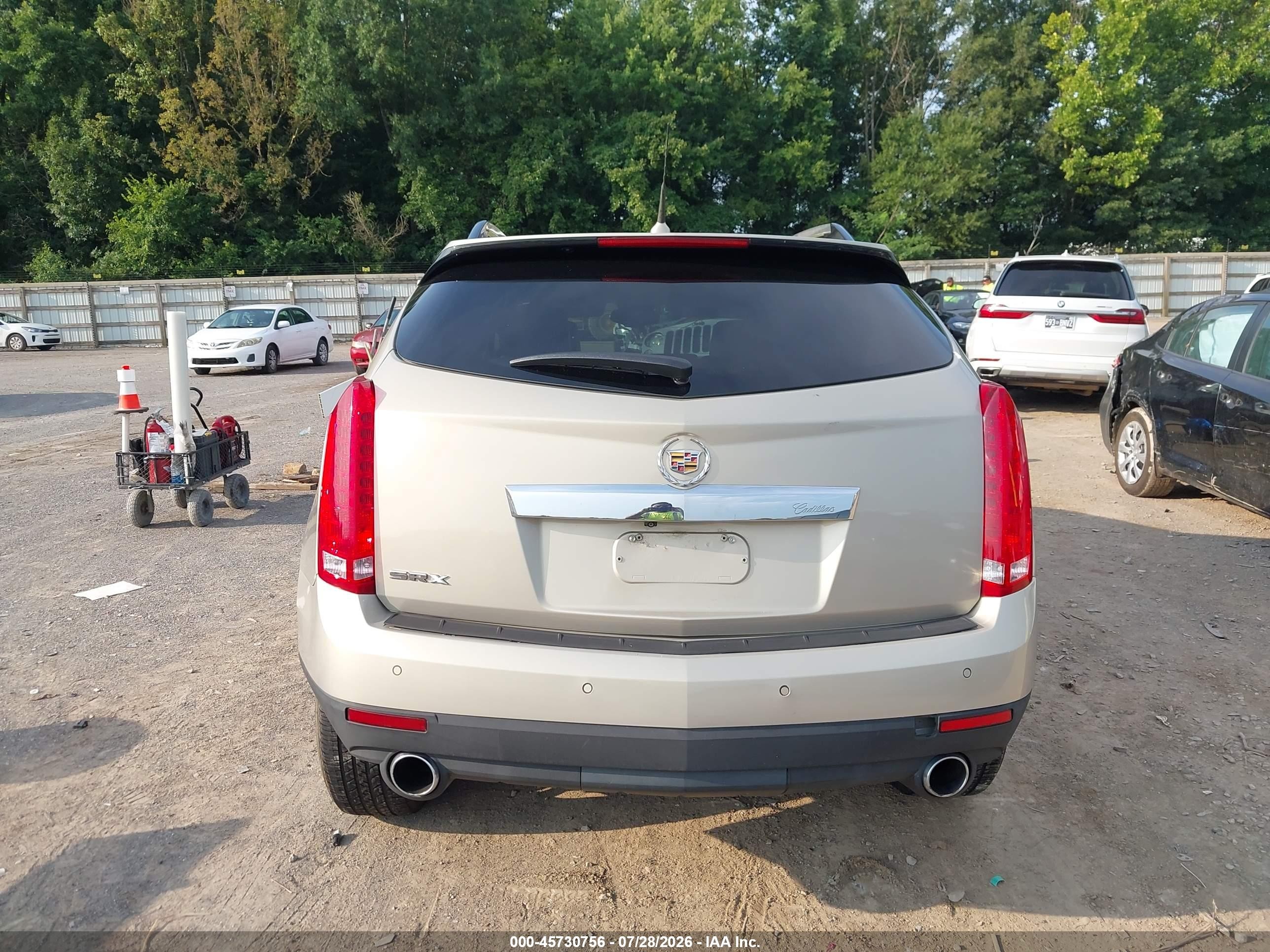 2010 Cadillac Srx Luxury Collection Gold vin: 3GYFNAEY0AS631884