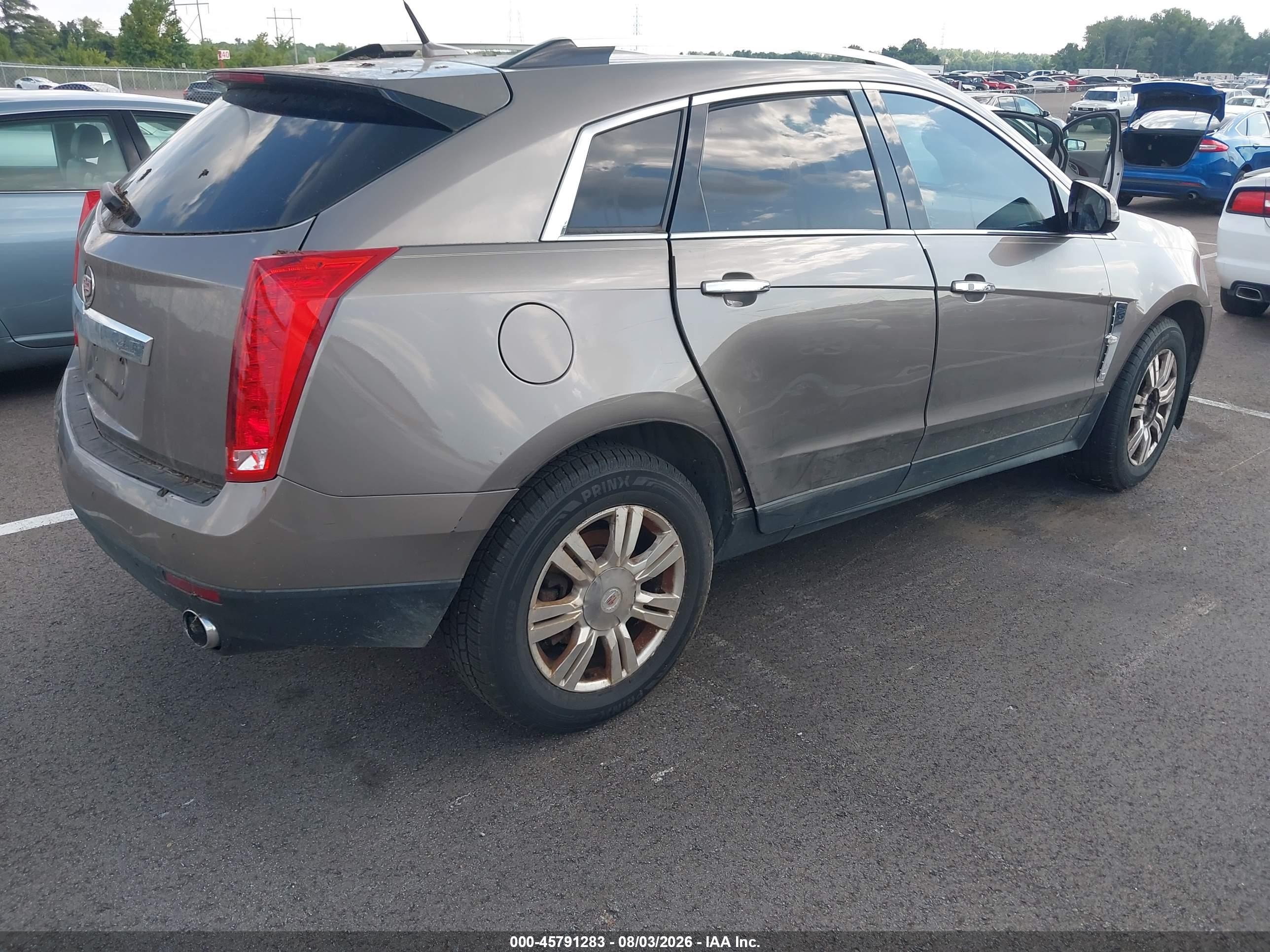 2011 Cadillac Srx Luxury Collection Серый vin: 3GYFNAEY0BS562826