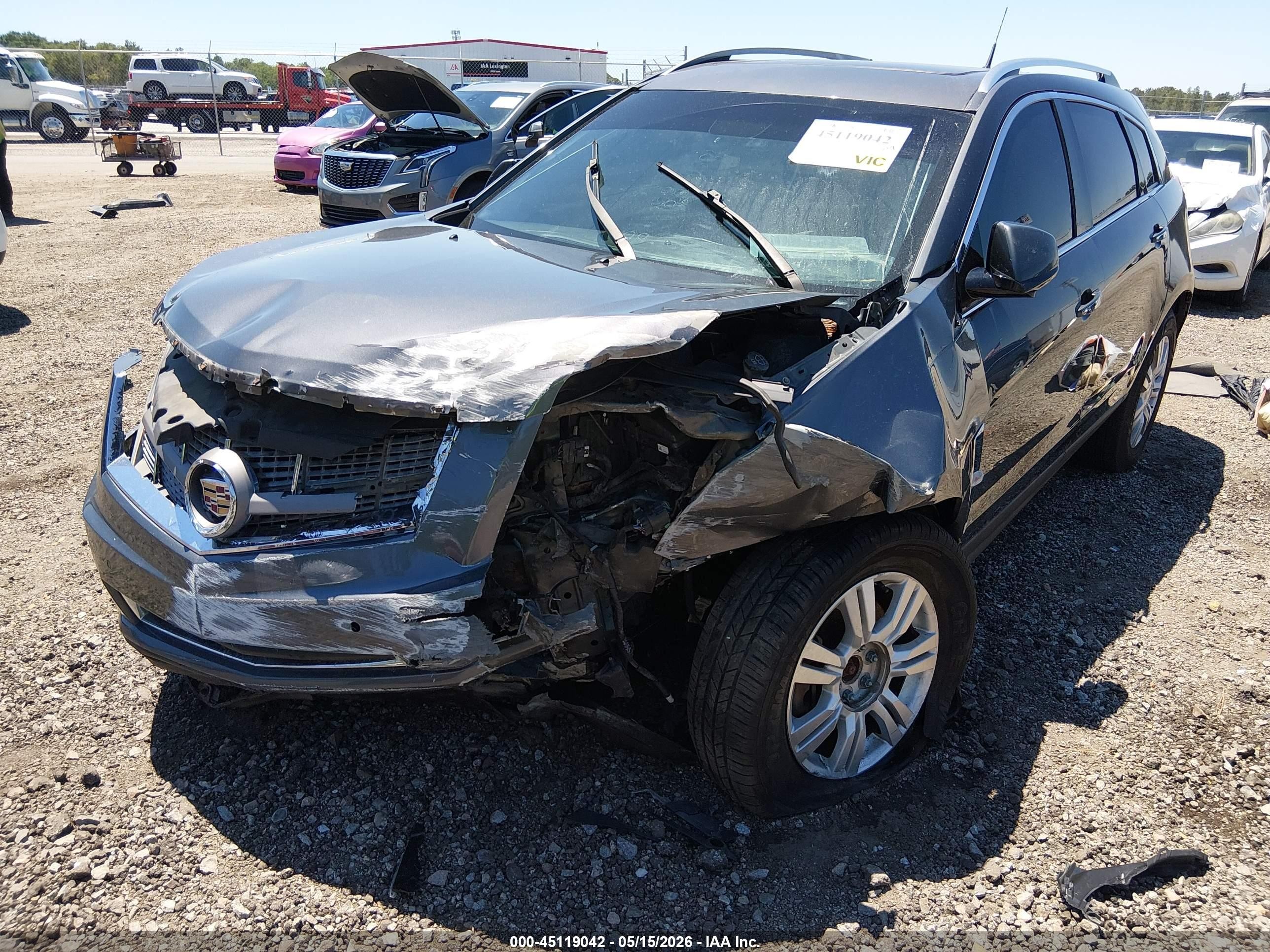 2011 Cadillac Srx Luxury Collection Gray vin: 3GYFNAEY0BS595809