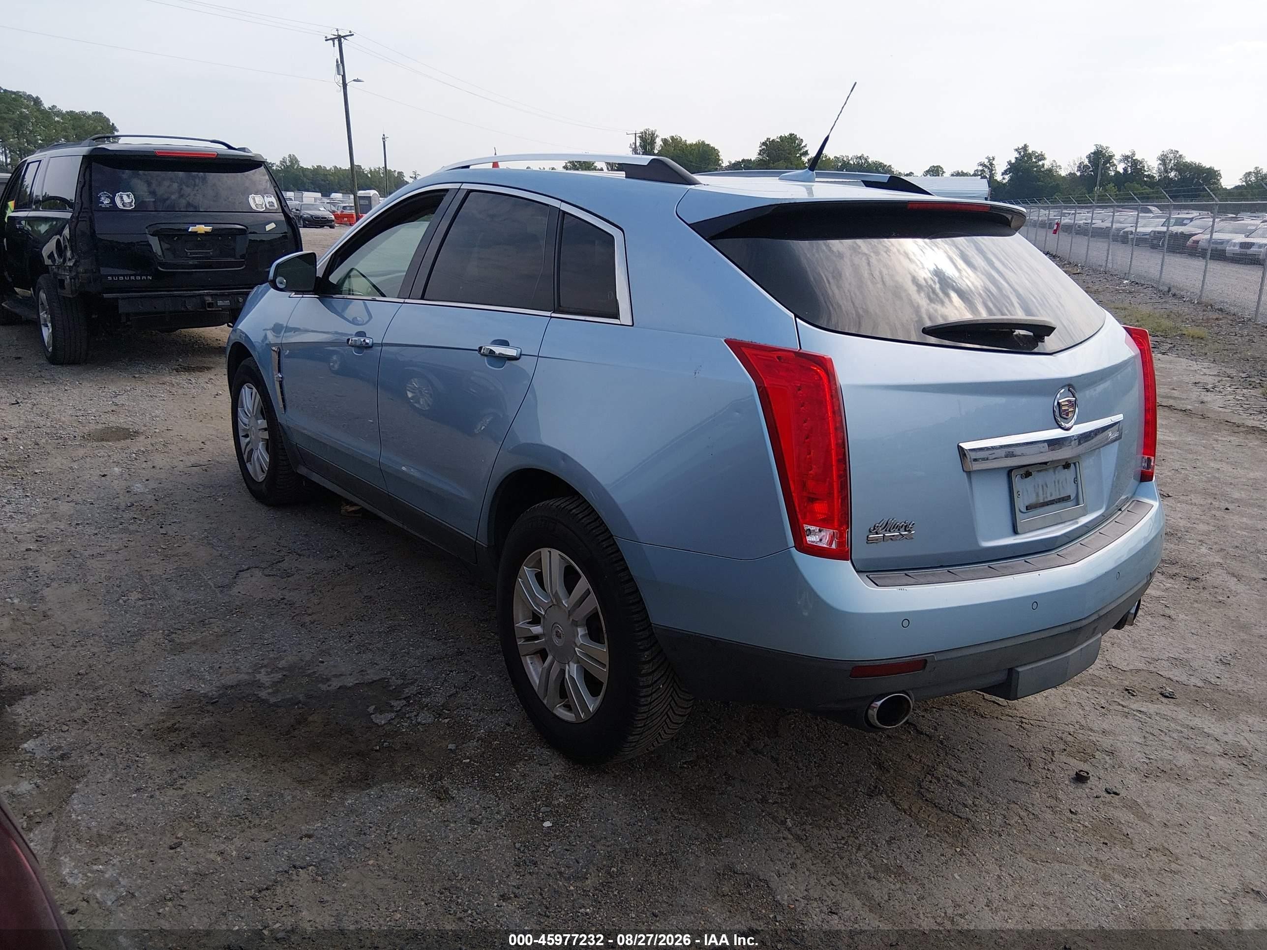 2011 Cadillac Srx Luxury Collection Light Blue vin: 3GYFNAEY0BS613788