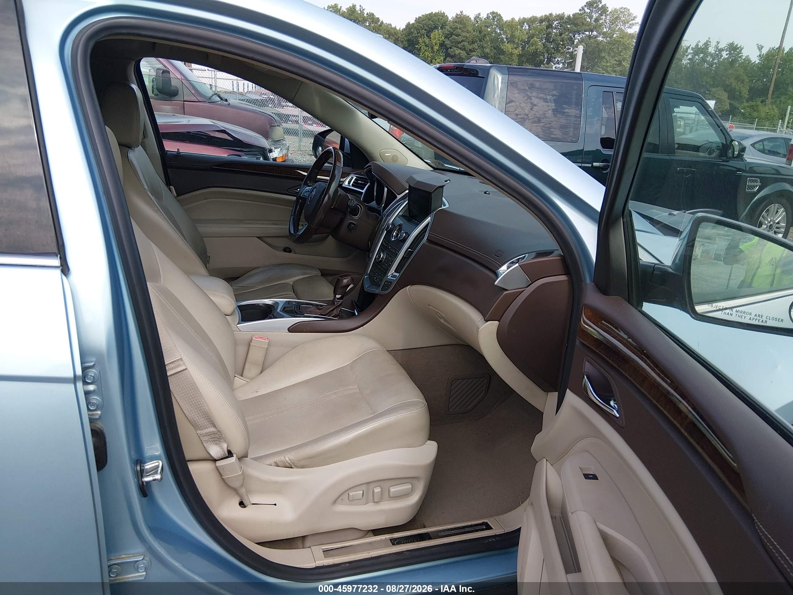 2011 Cadillac Srx Luxury Collection Light Blue vin: 3GYFNAEY0BS613788