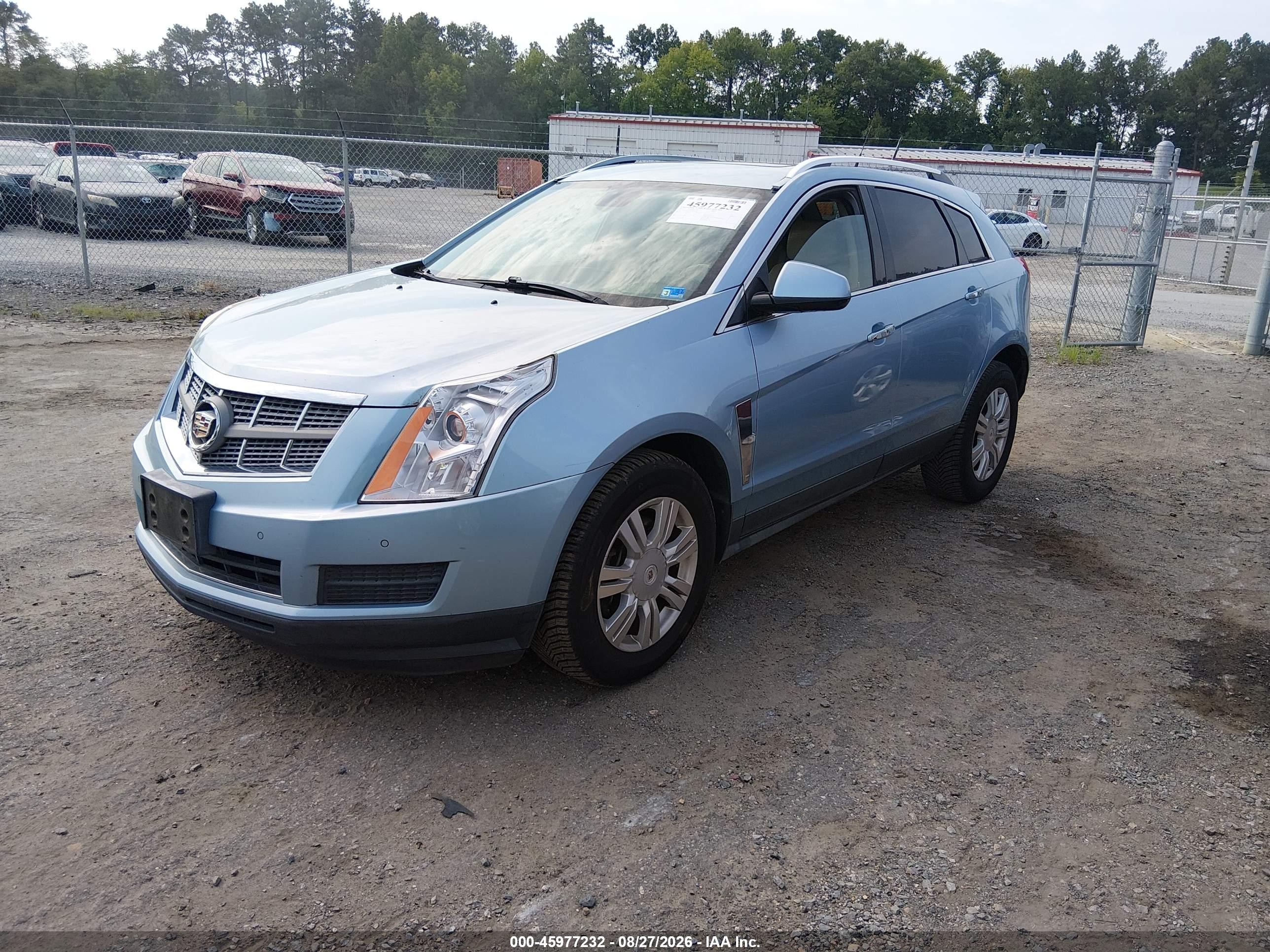 2011 Cadillac Srx Luxury Collection Light Blue vin: 3GYFNAEY0BS613788