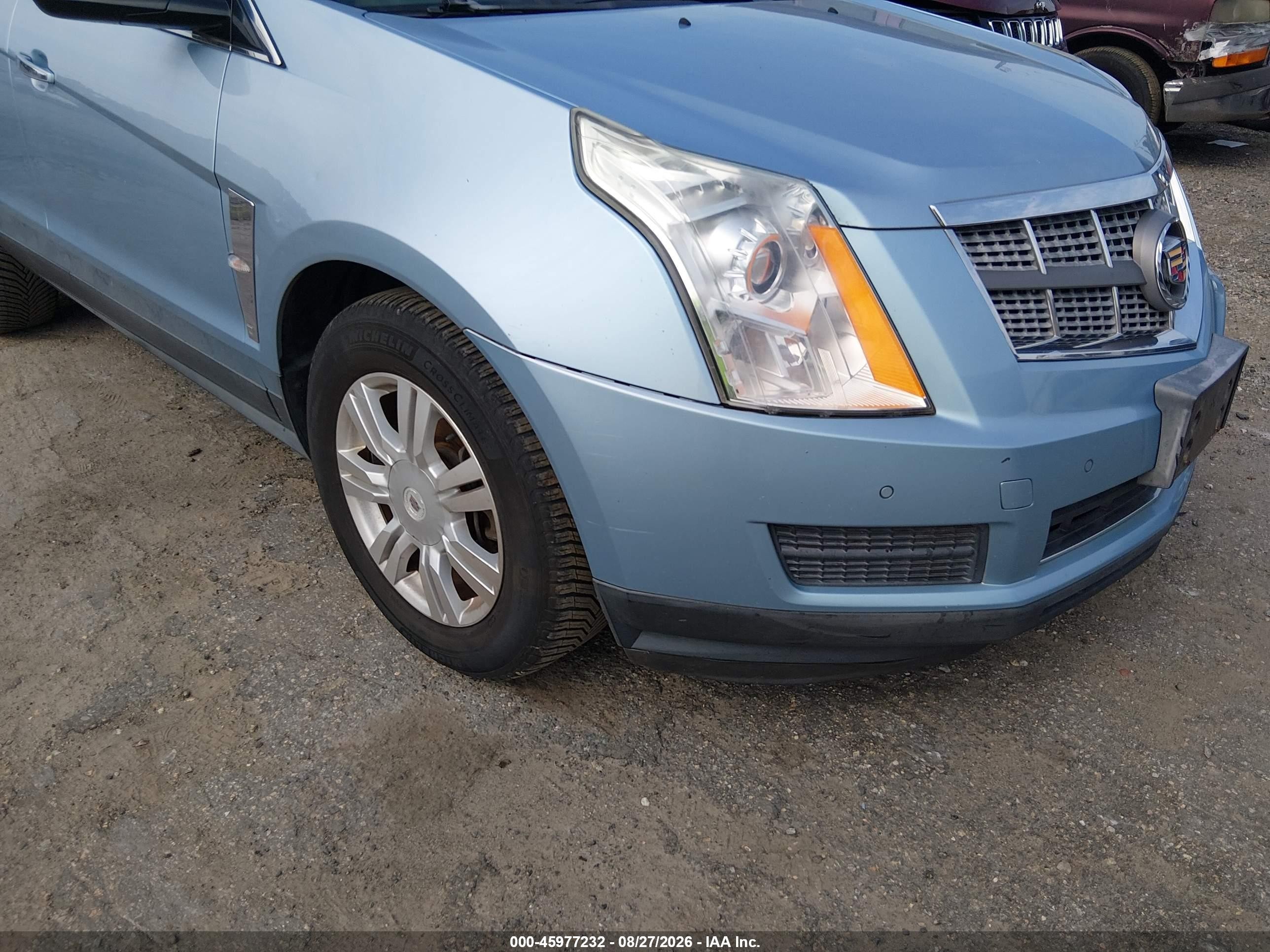 2011 Cadillac Srx Luxury Collection Light Blue vin: 3GYFNAEY0BS613788