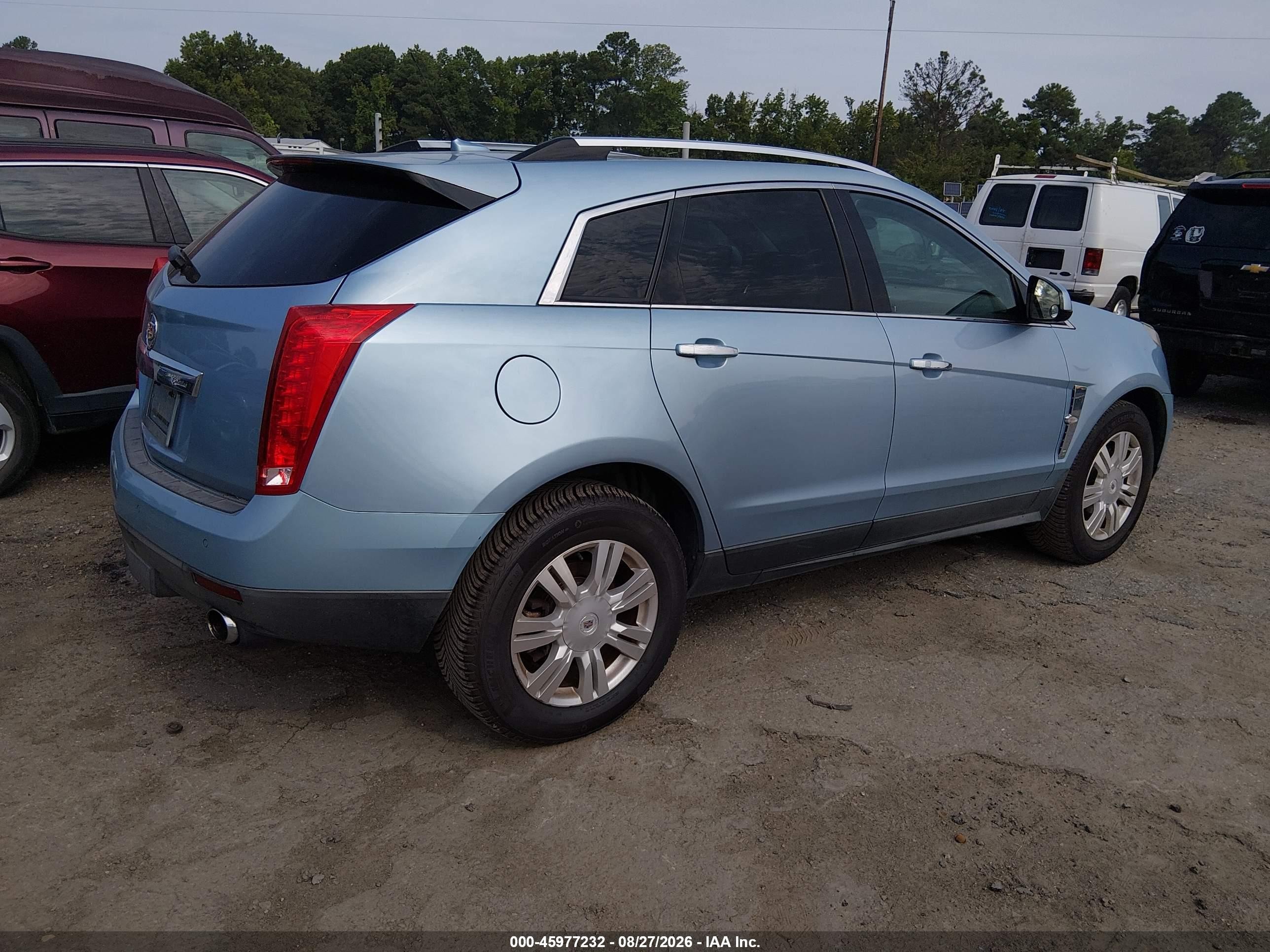 2011 Cadillac Srx Luxury Collection Light Blue vin: 3GYFNAEY0BS613788