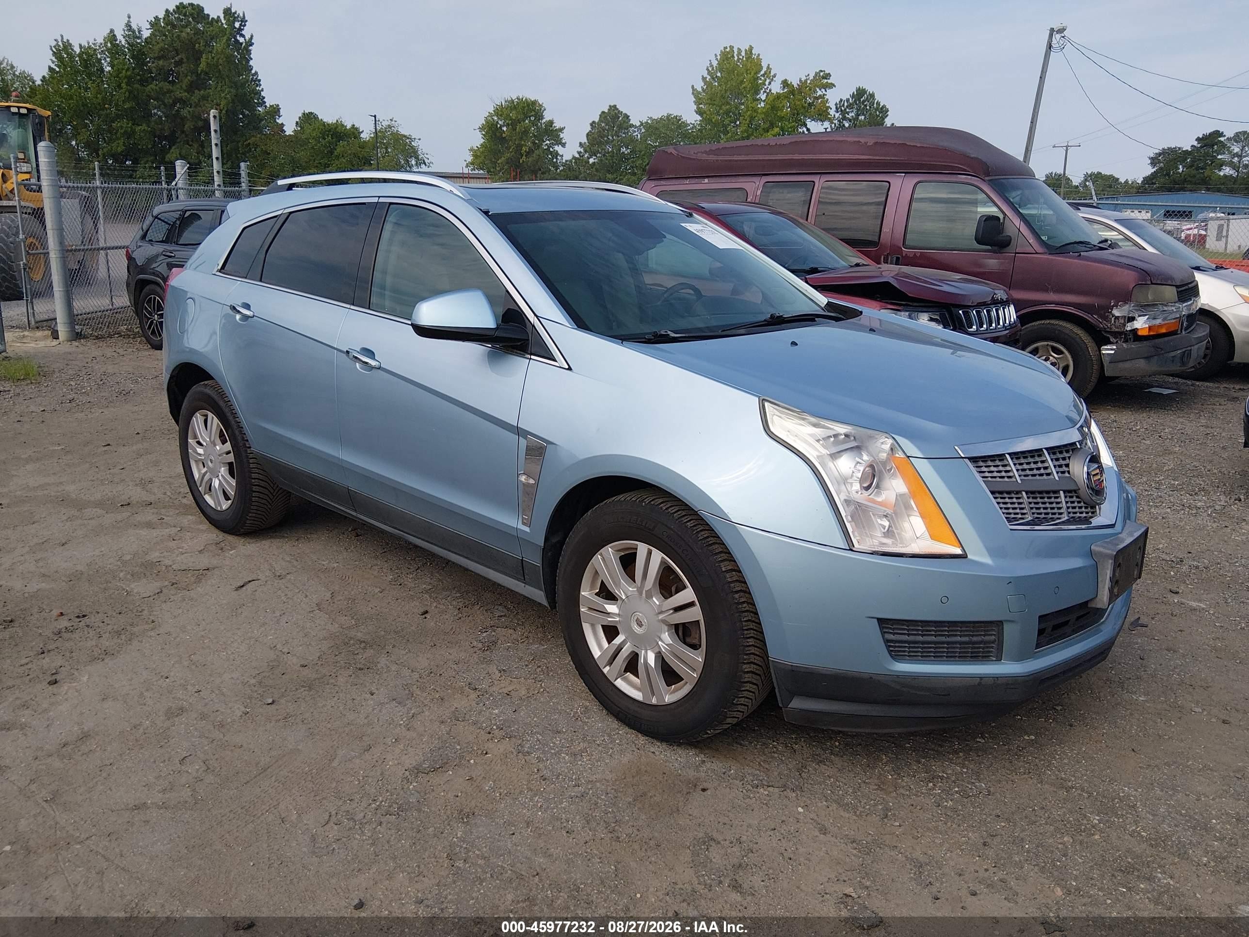 2011 Cadillac Srx Luxury Collection Light Blue vin: 3GYFNAEY0BS613788