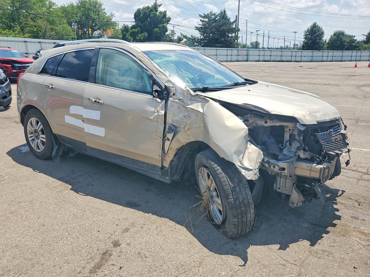 2011 Cadillac Srx Luxury Collection Beige vin: 3GYFNAEY0BS617730