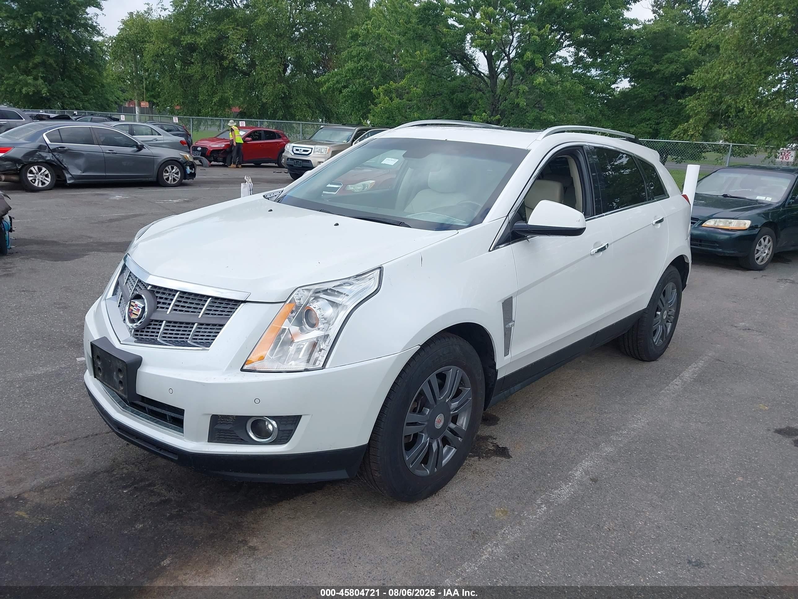 2011 Cadillac Srx Luxury Collection White vin: 3GYFNAEY0BS628808